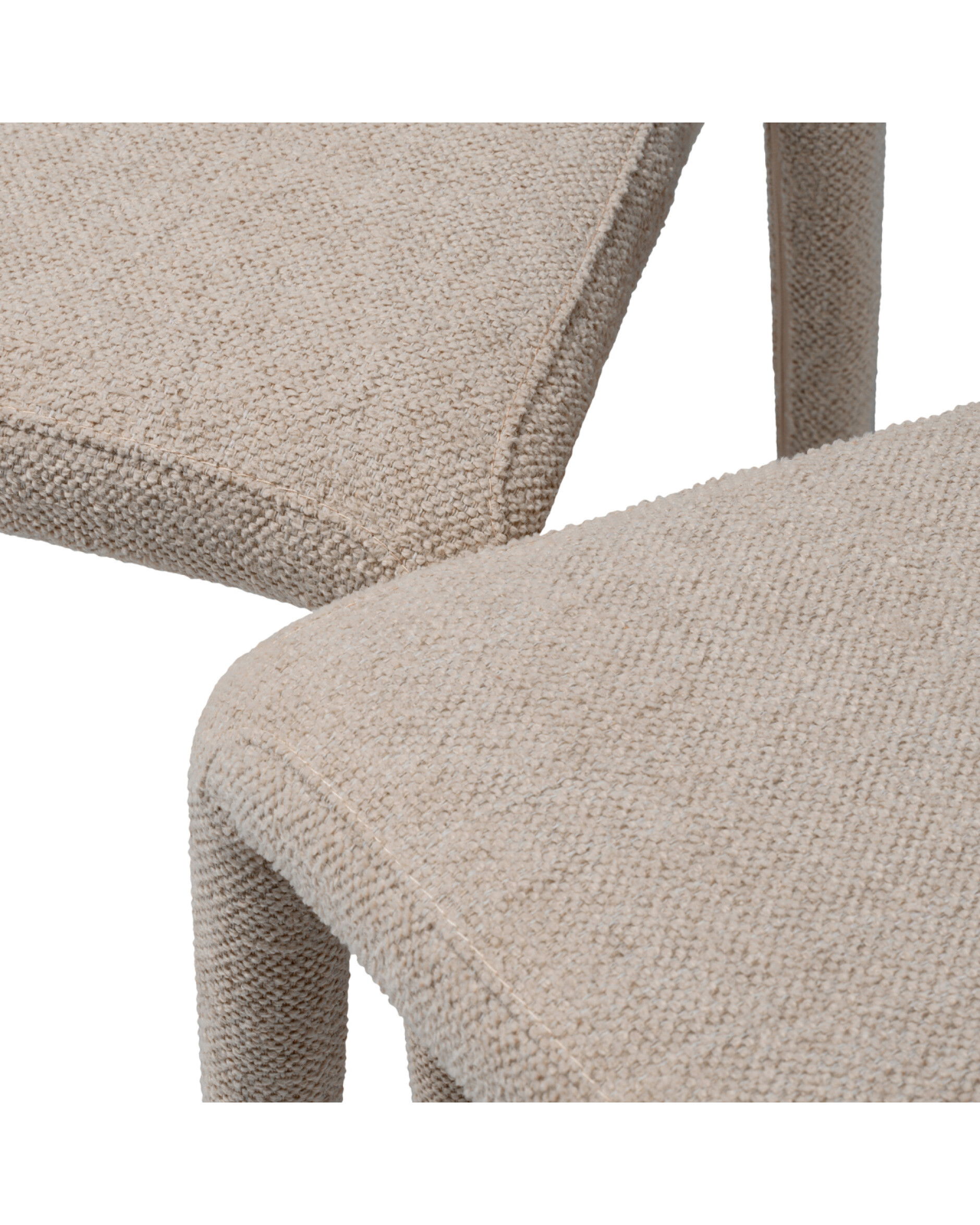 Leiza matstol renato off-white 2 set