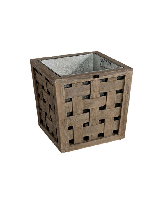 Caprice blomsterkasse teak charcoal