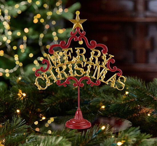 null - Merry Christmas Decoration Red/Gold