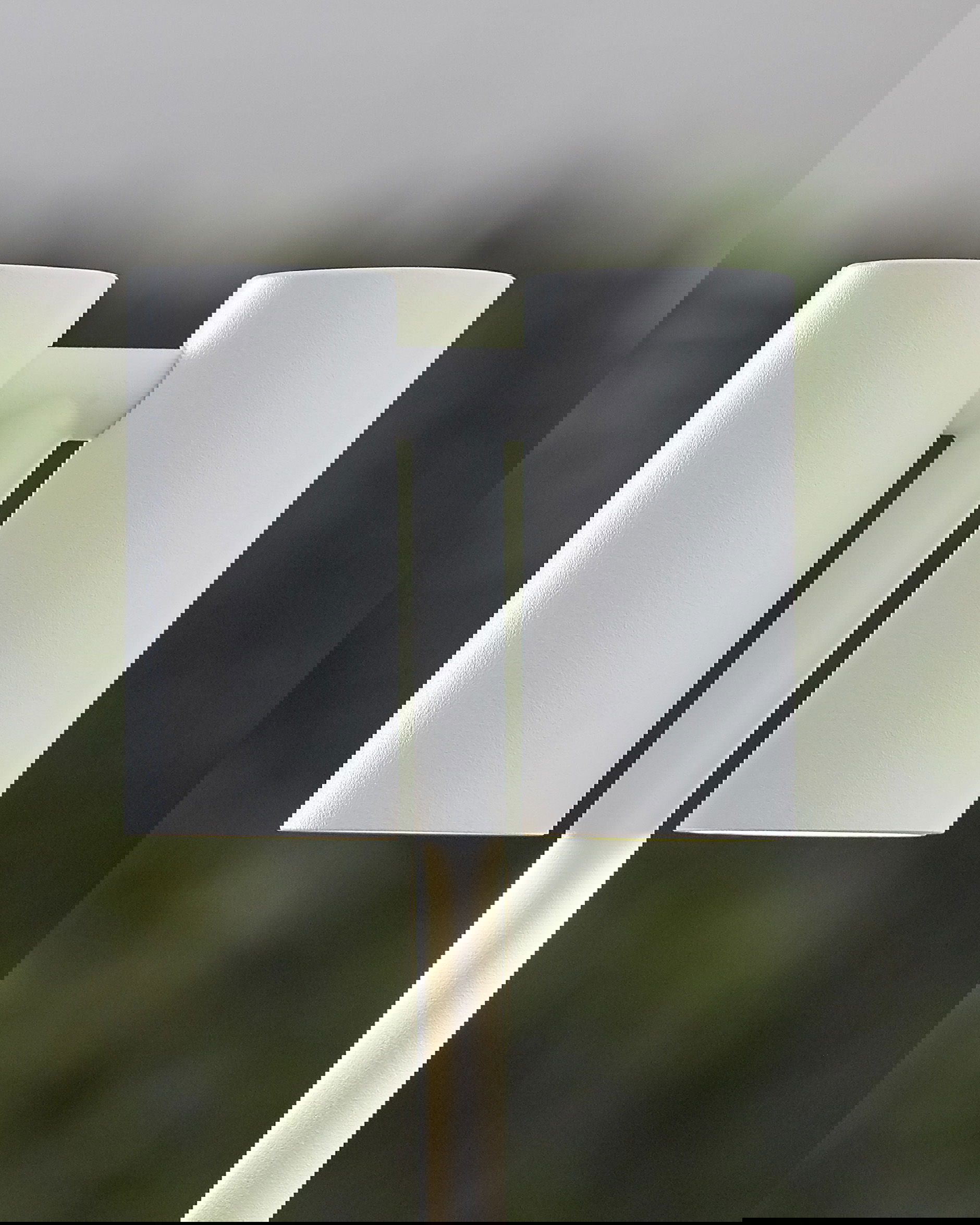 Doppia bordslampa uppladdningsbar vit