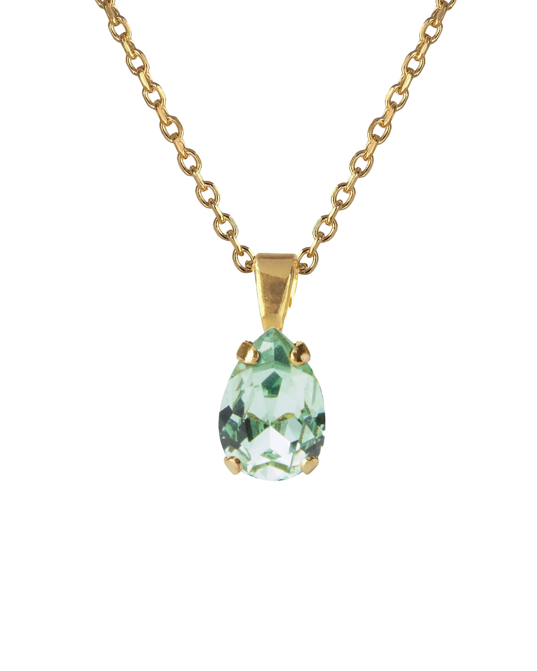 Petite Drop halsband chrysolite