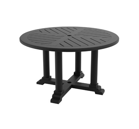 Zwart - Bell Rive Round Dining Table Black