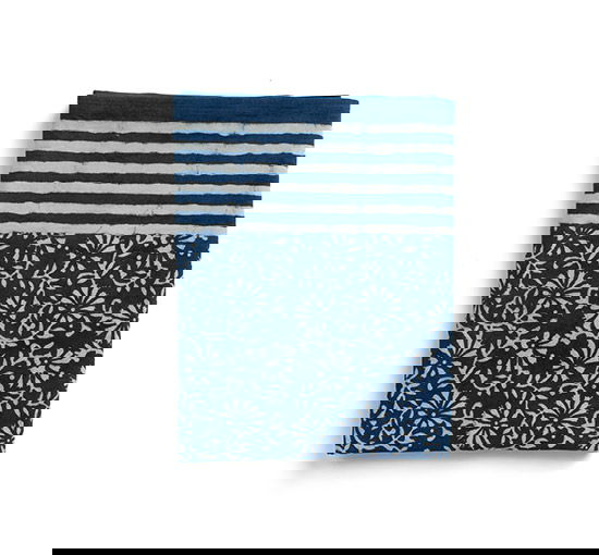 Indigo Aster bomullsduk blå