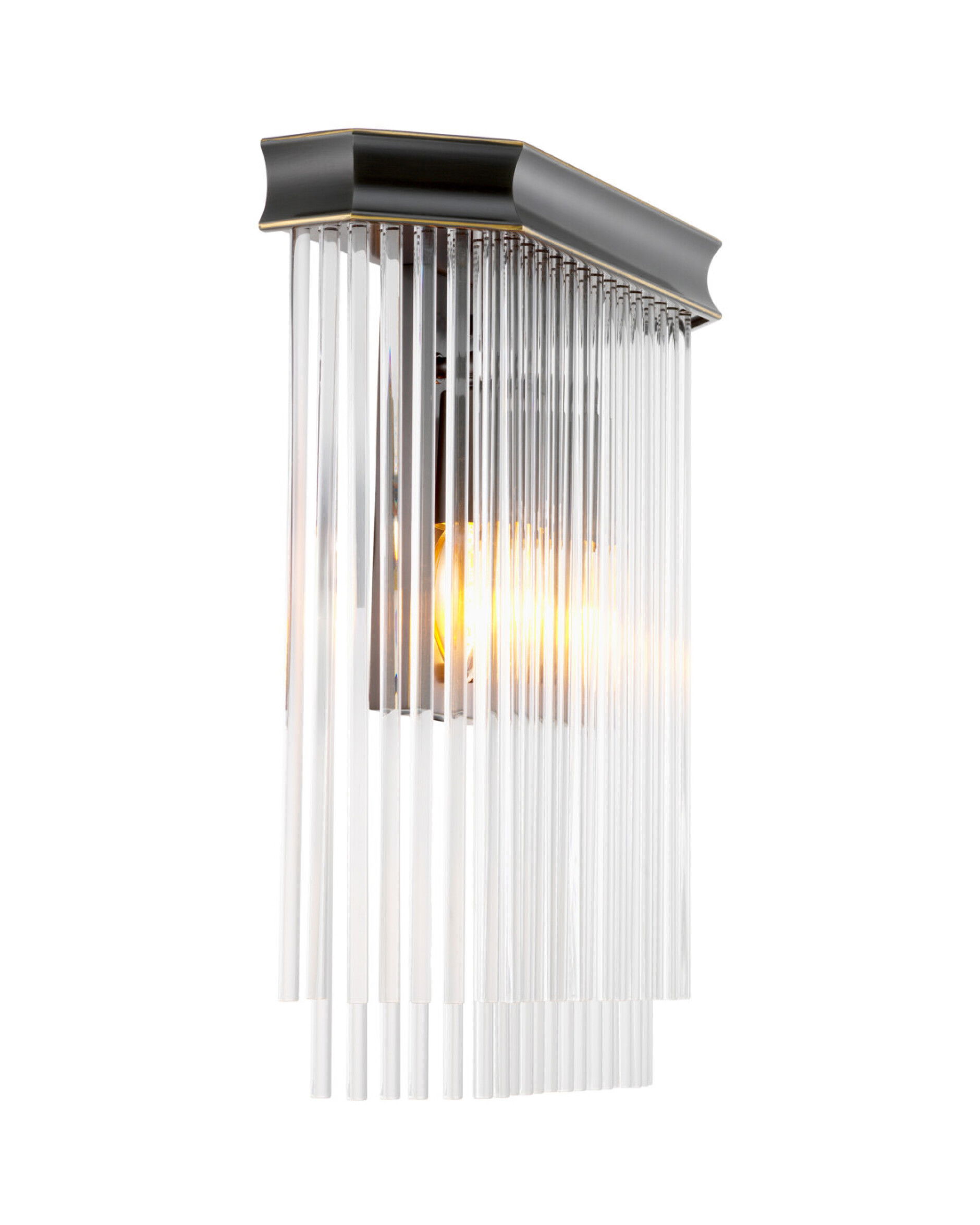 Estela wandlamp brons