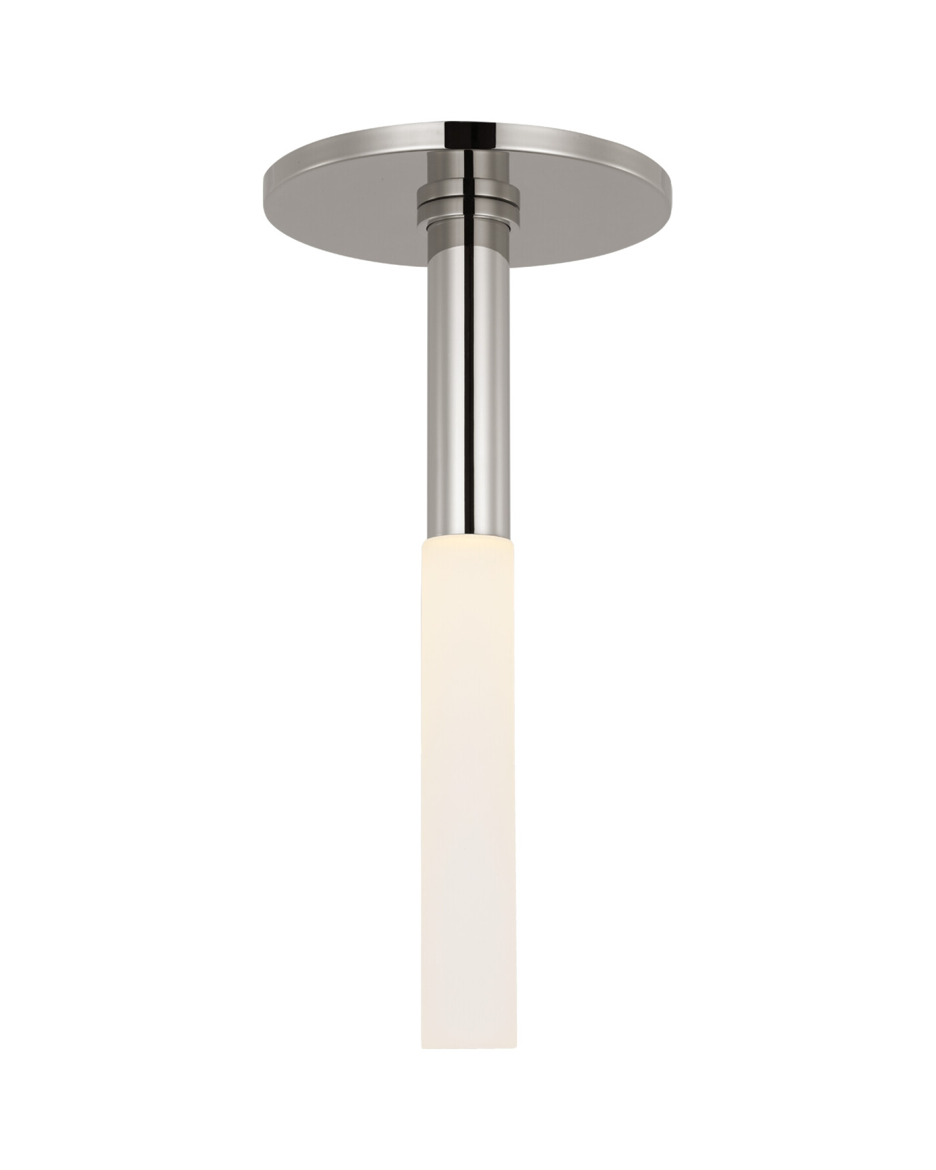 Rousseau Monopoint Flush Mount Polished Nickel