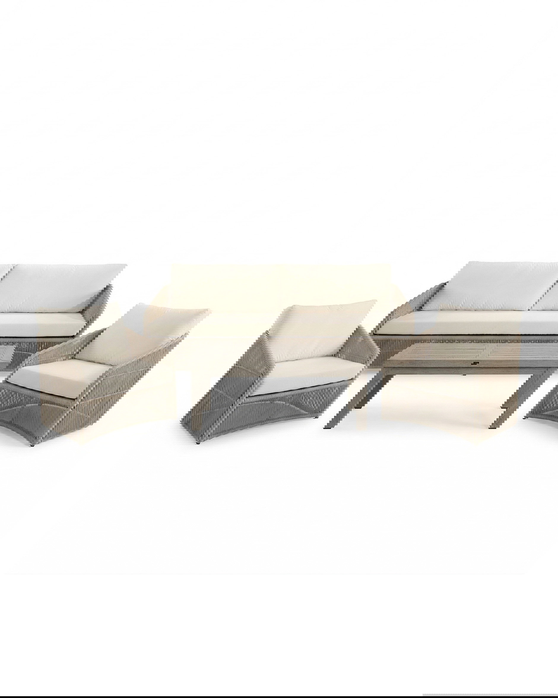 Los Cabos loungegrupp med vintage soffbord