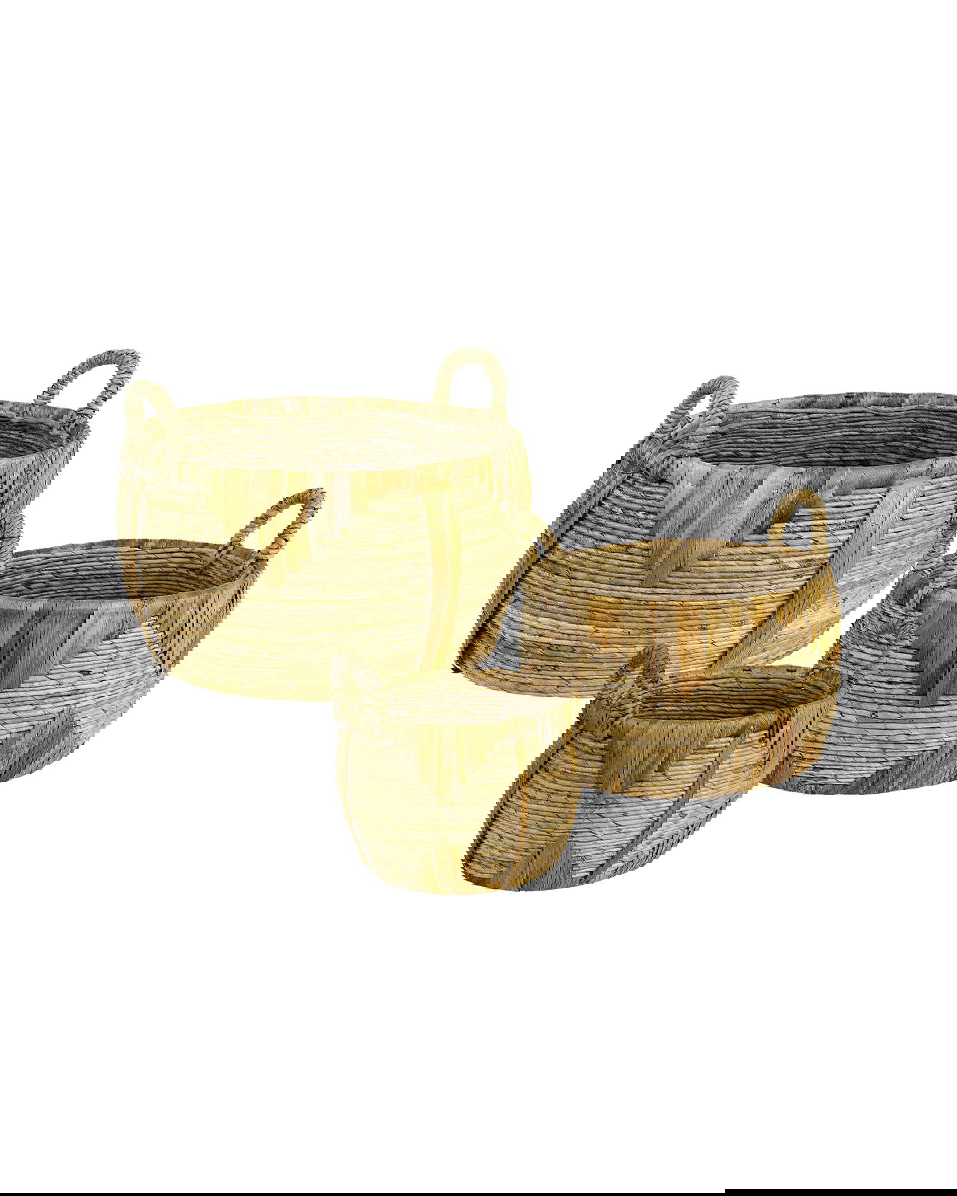 Cesto korg natur 3-pack