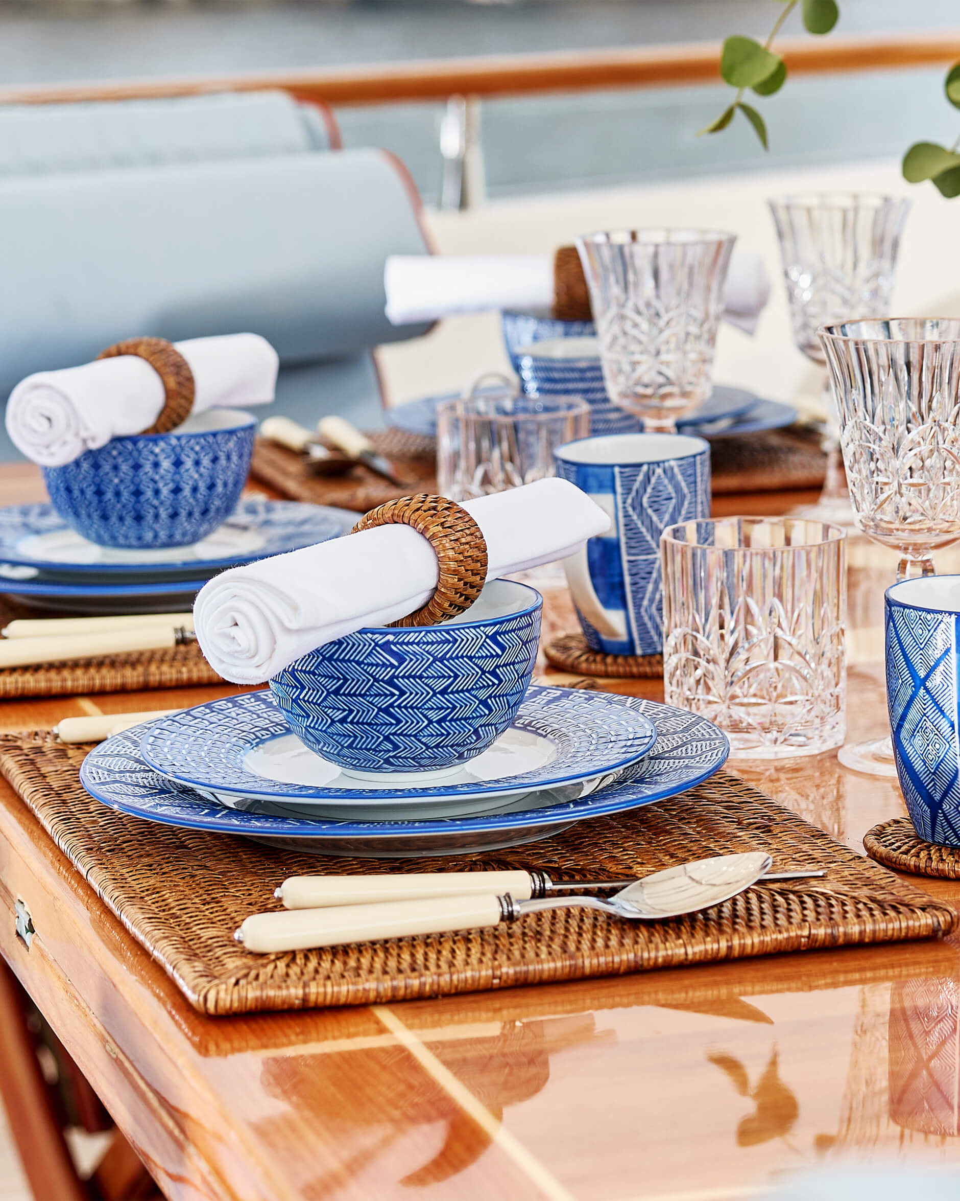 Antique Placemat Rattan