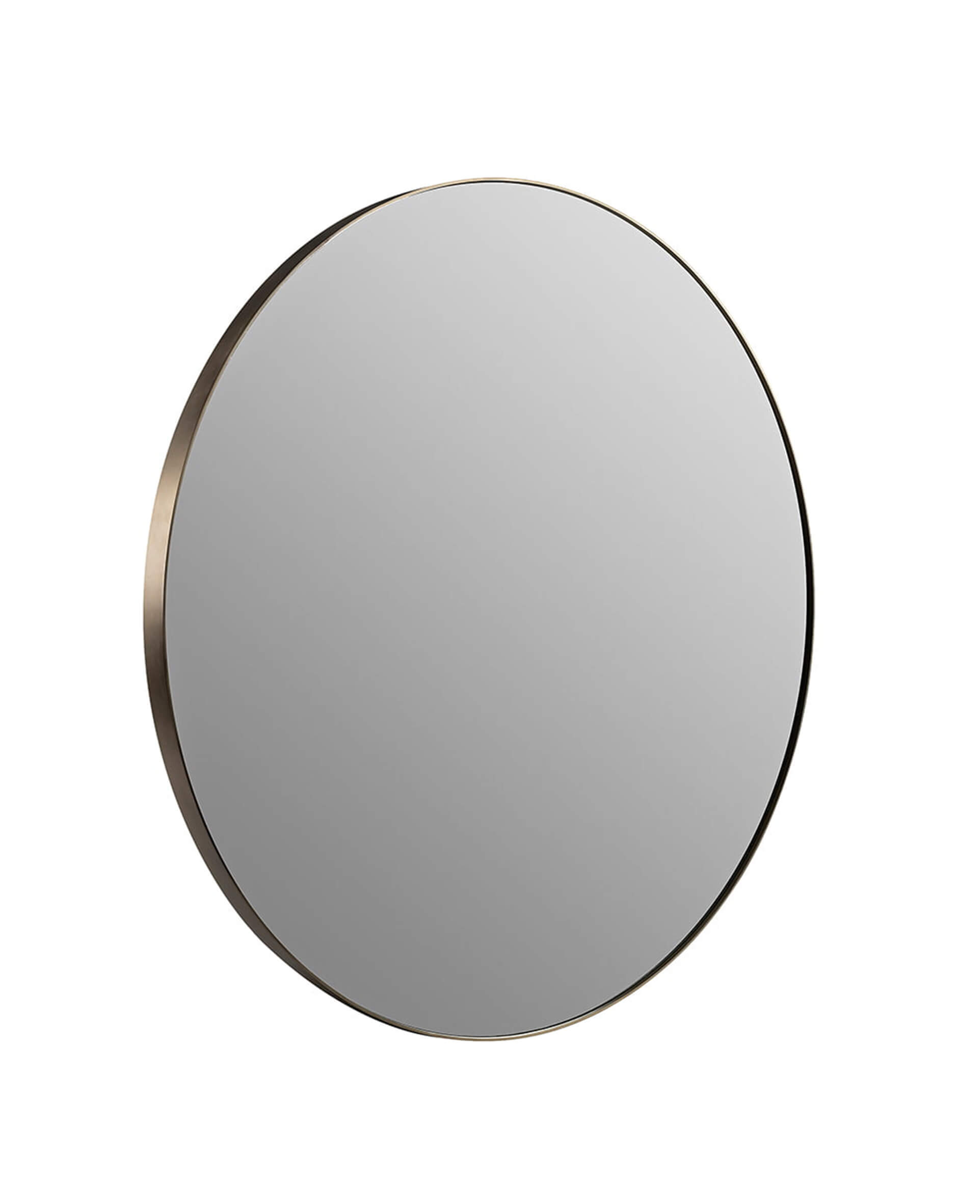 Lance spegel antik brons