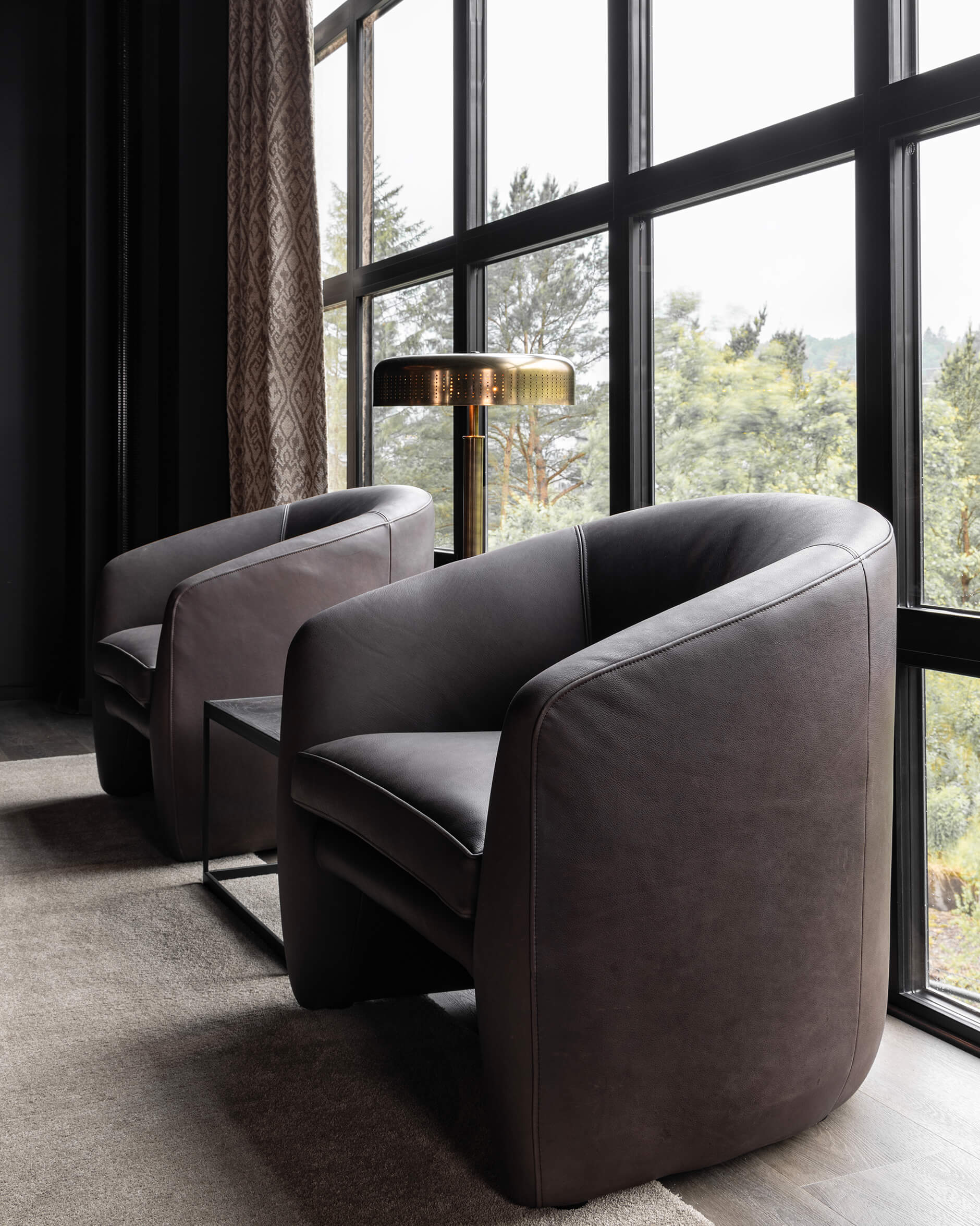 Armando bordslampa antik mässing L