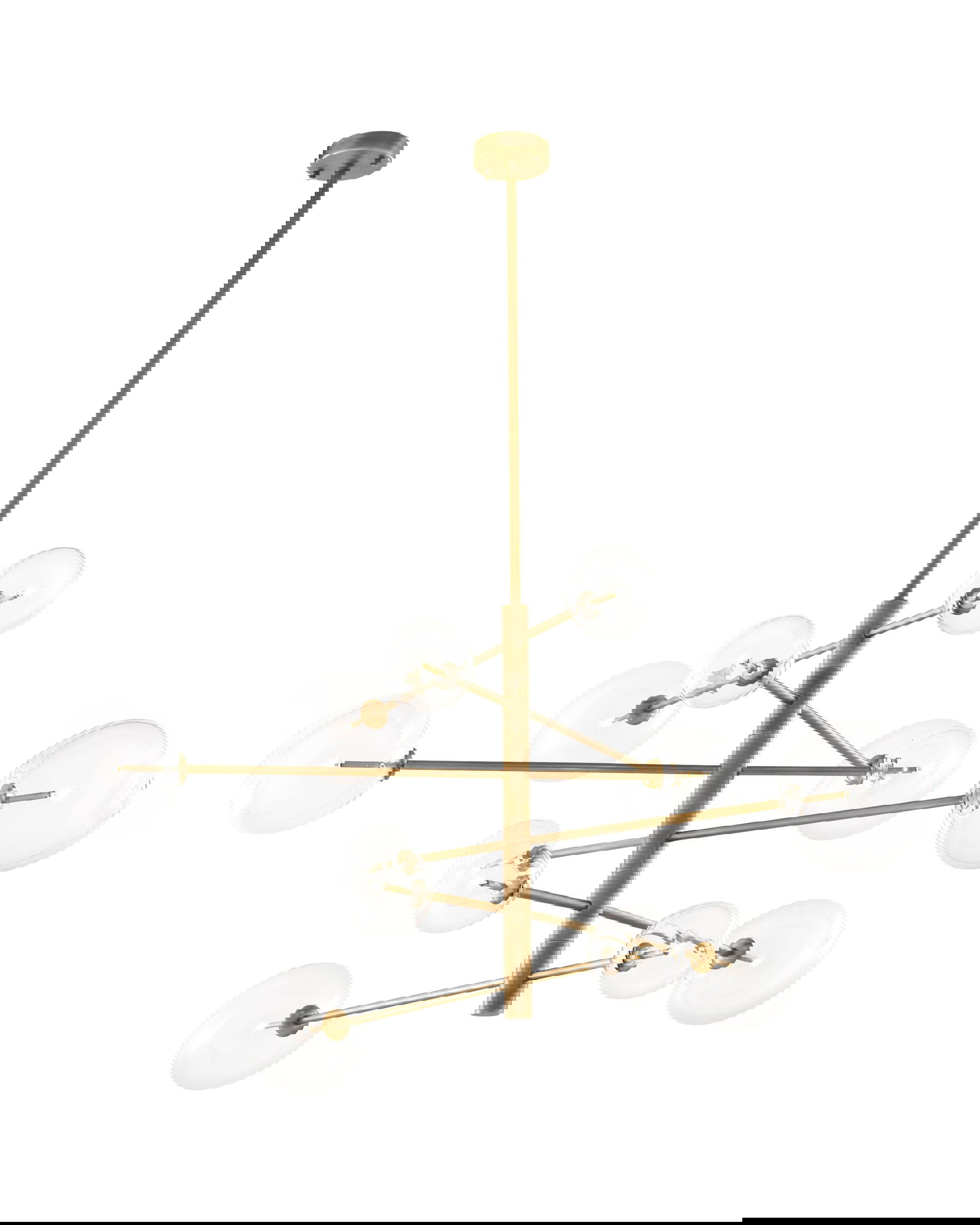 Argento taklampa mässing