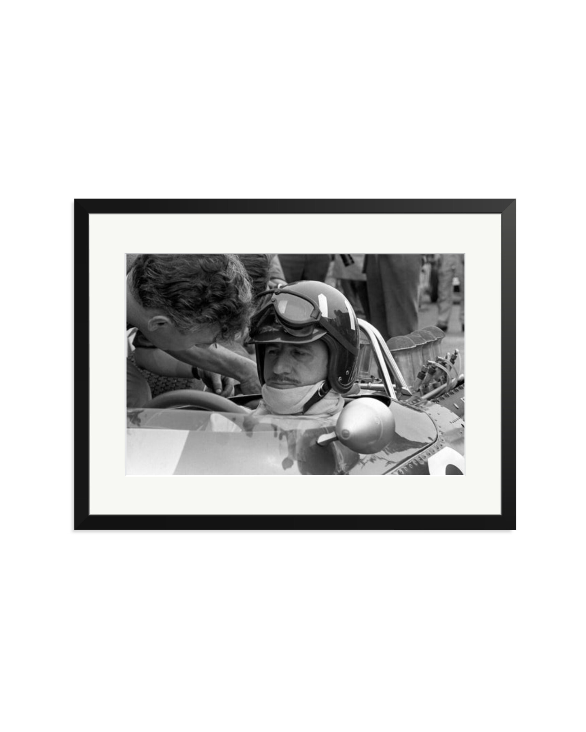 Graham Hill and Keith Duckworth Black / XL