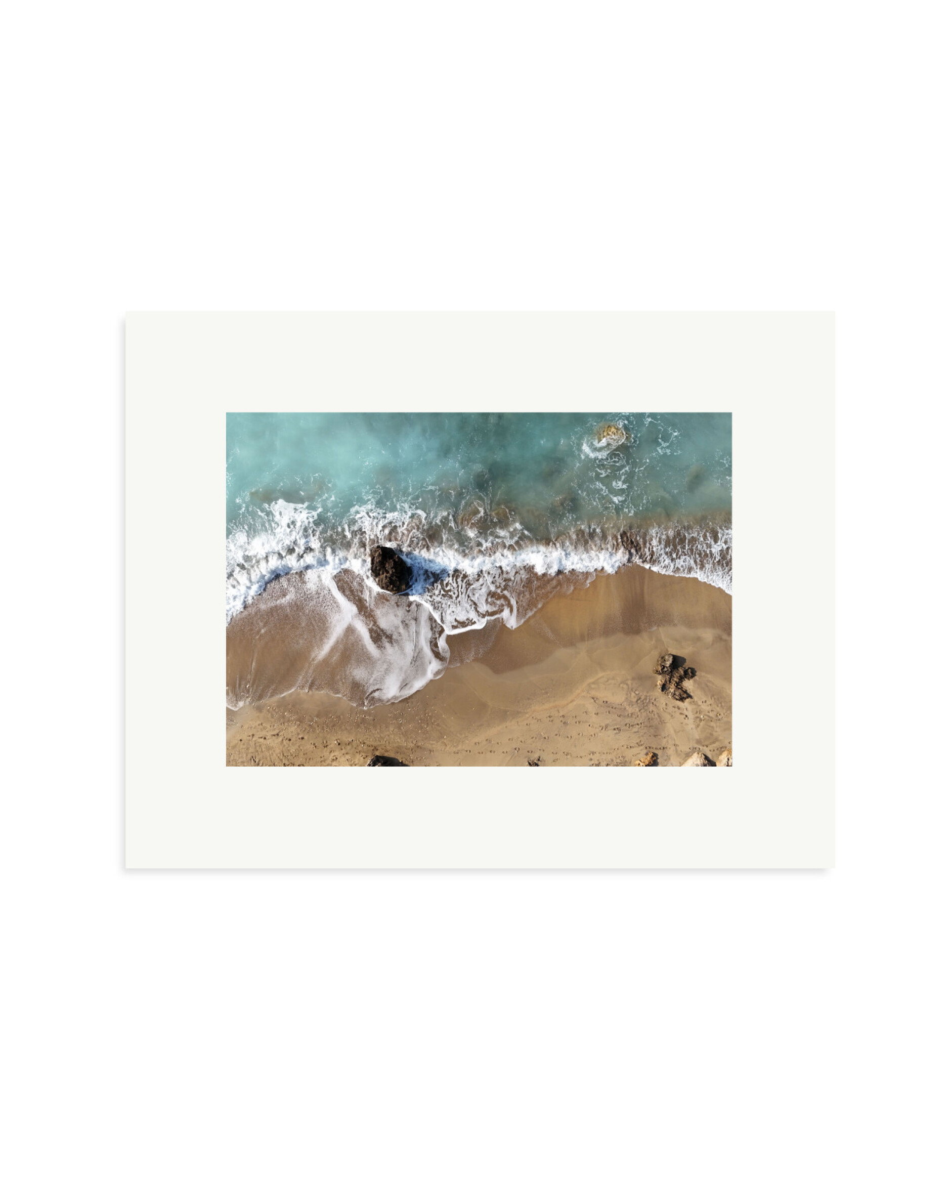 Footprints in the sand Print Only / Small