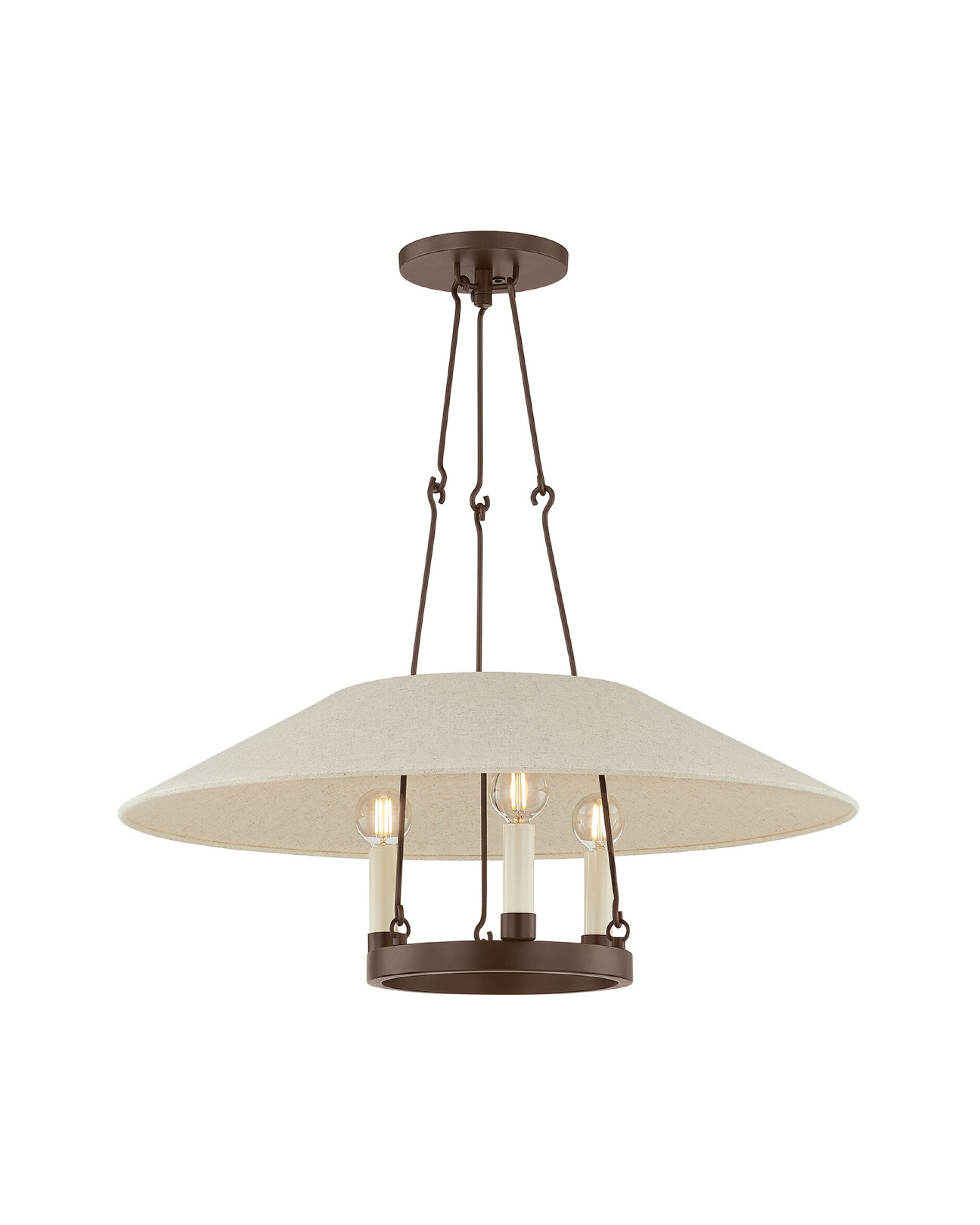 Archive taklampe bronse