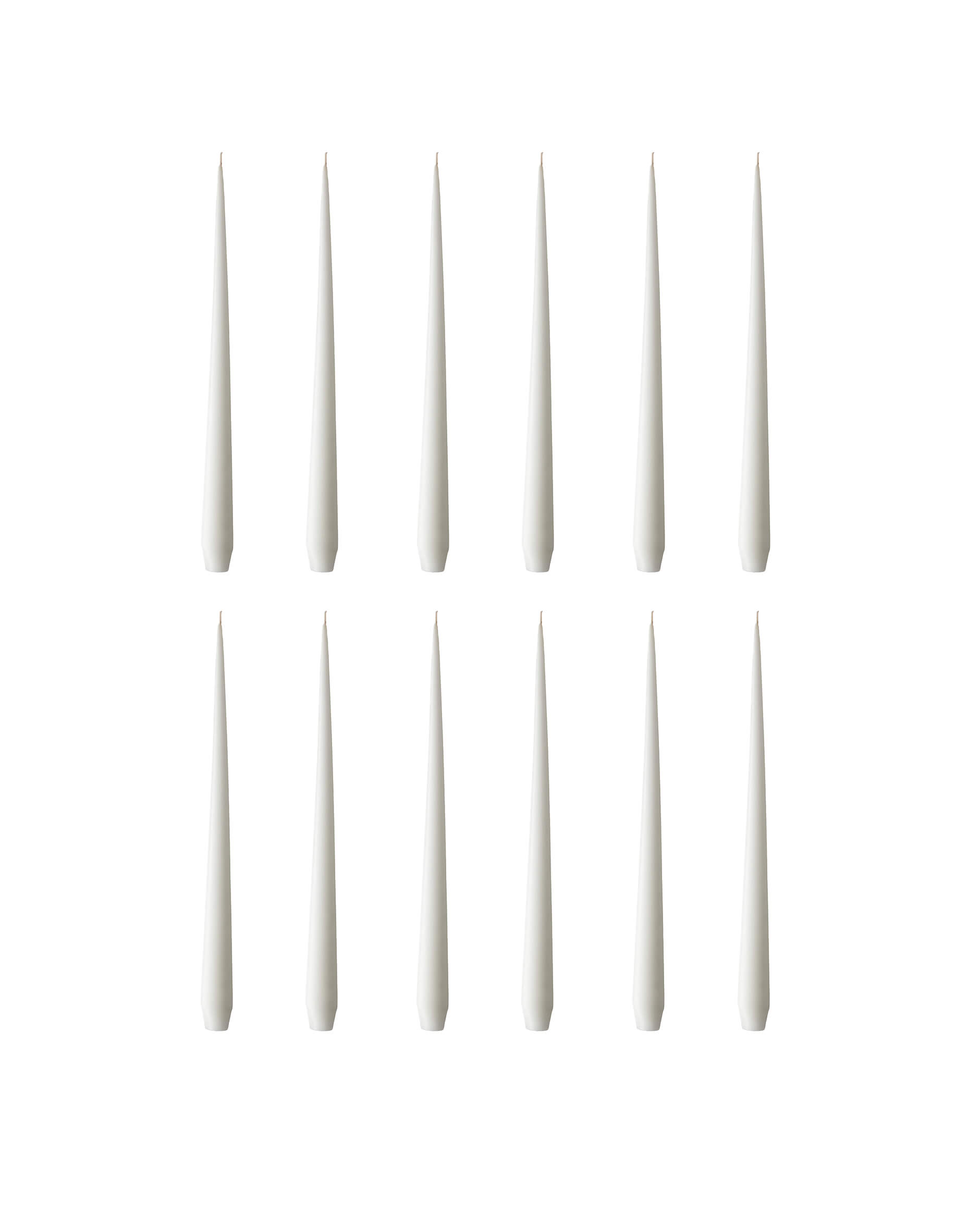 Kronljus pure white 12-pack