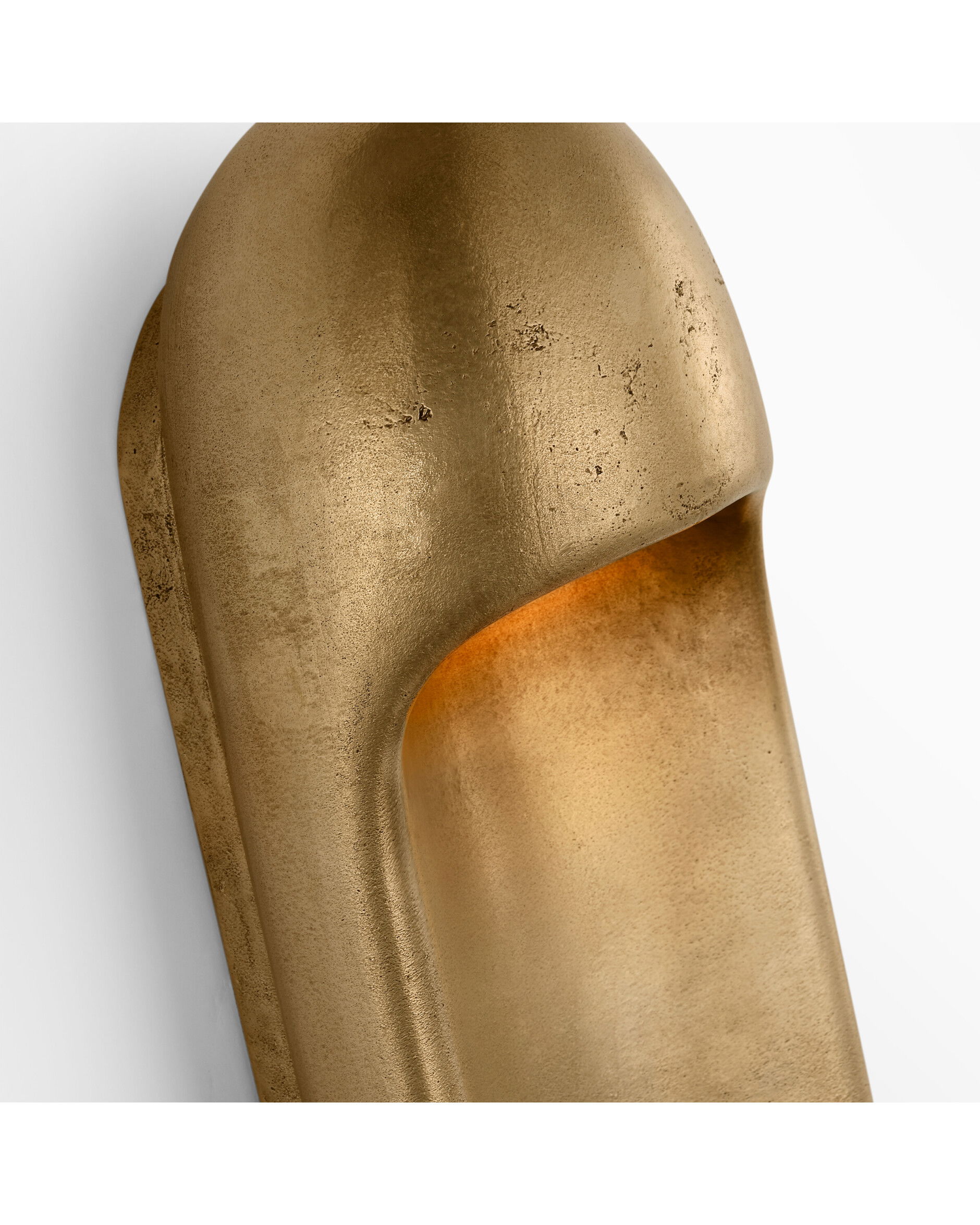 Esculpa 18" vägglampa mässing