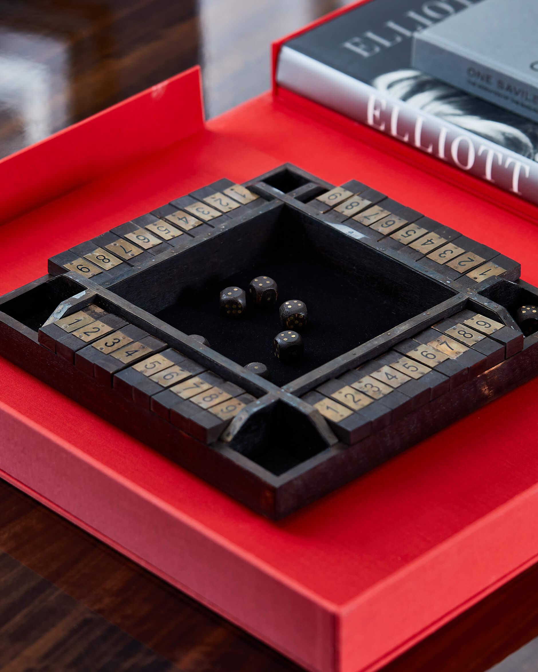 Shut The Box Game Brown