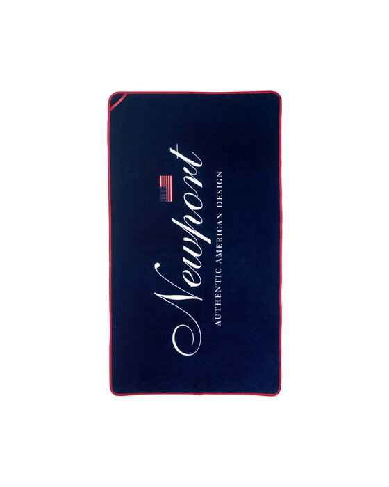 Pebble Beach strandhandduk blå