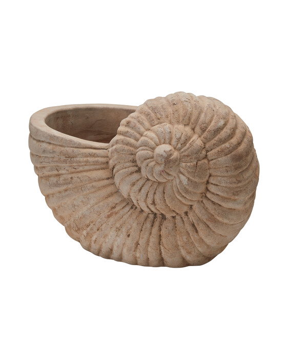 Skjell krukke antikk terrakotta