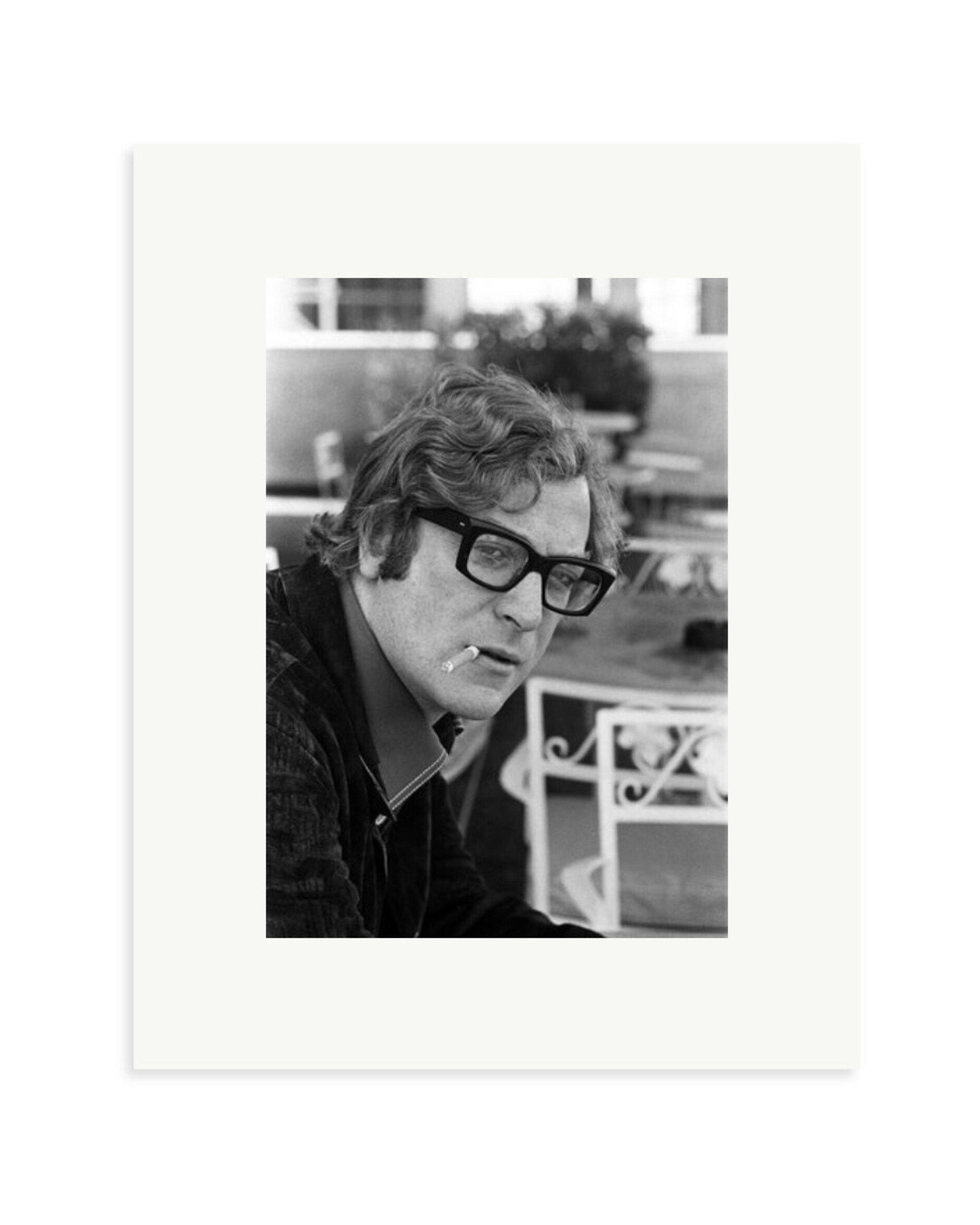 Michael Caine Smoking Print Only / Small