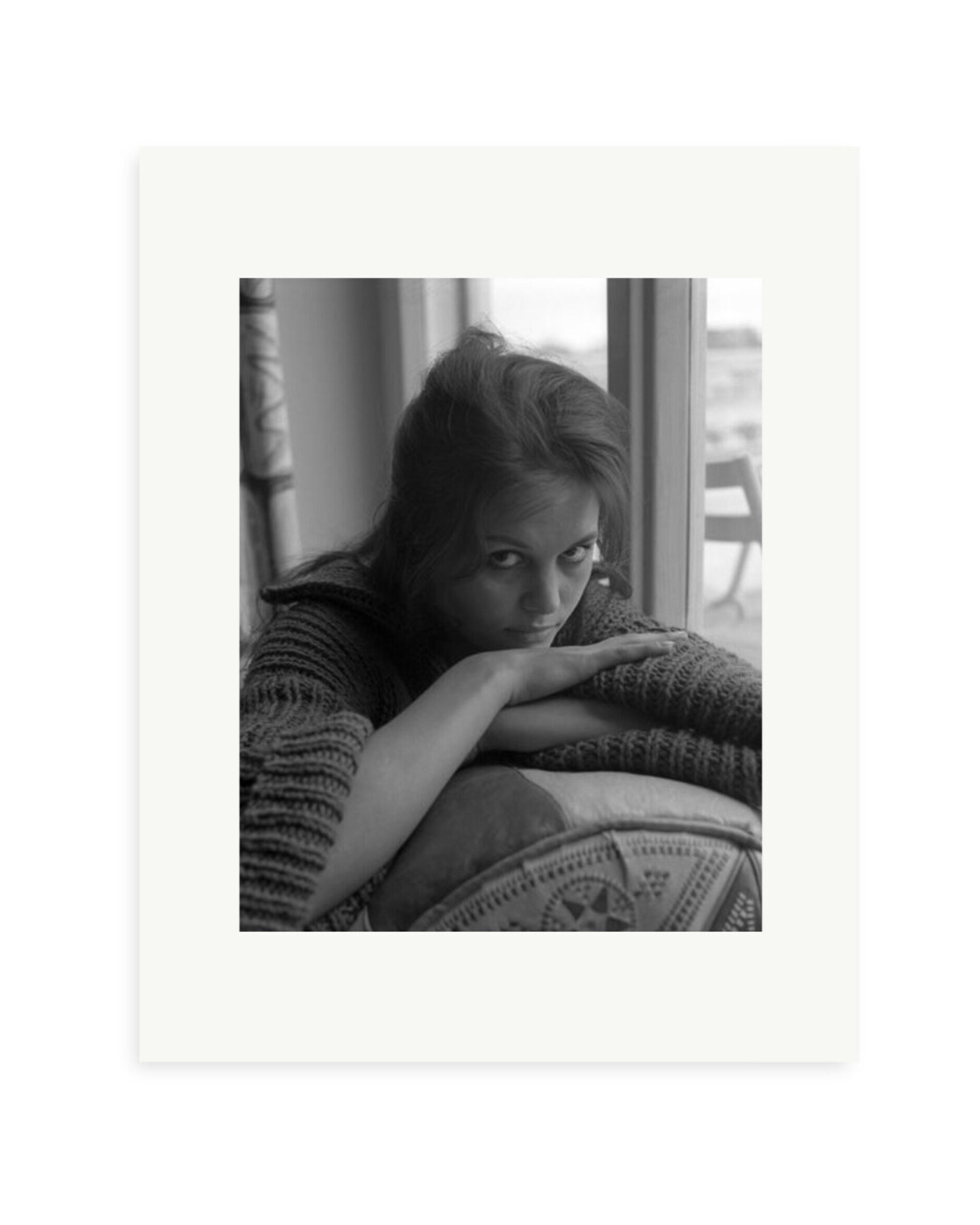 Claudia Cardinale Staring Print Only / Small