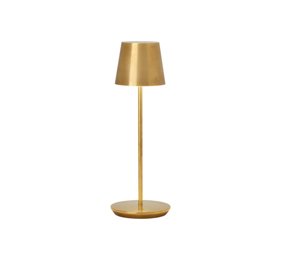 Nevis Accent Rechargeable Table Lamp Brass