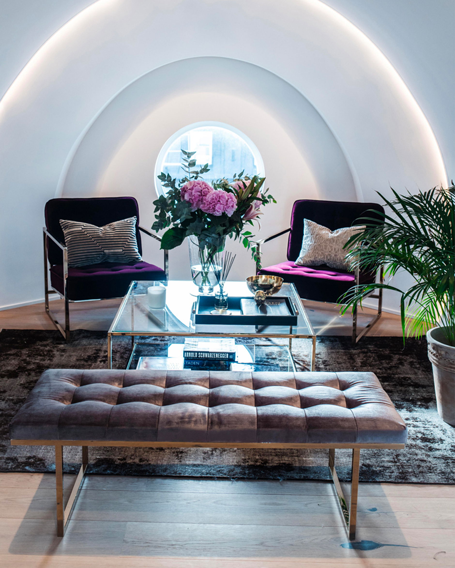 Big Square soffbord mässing