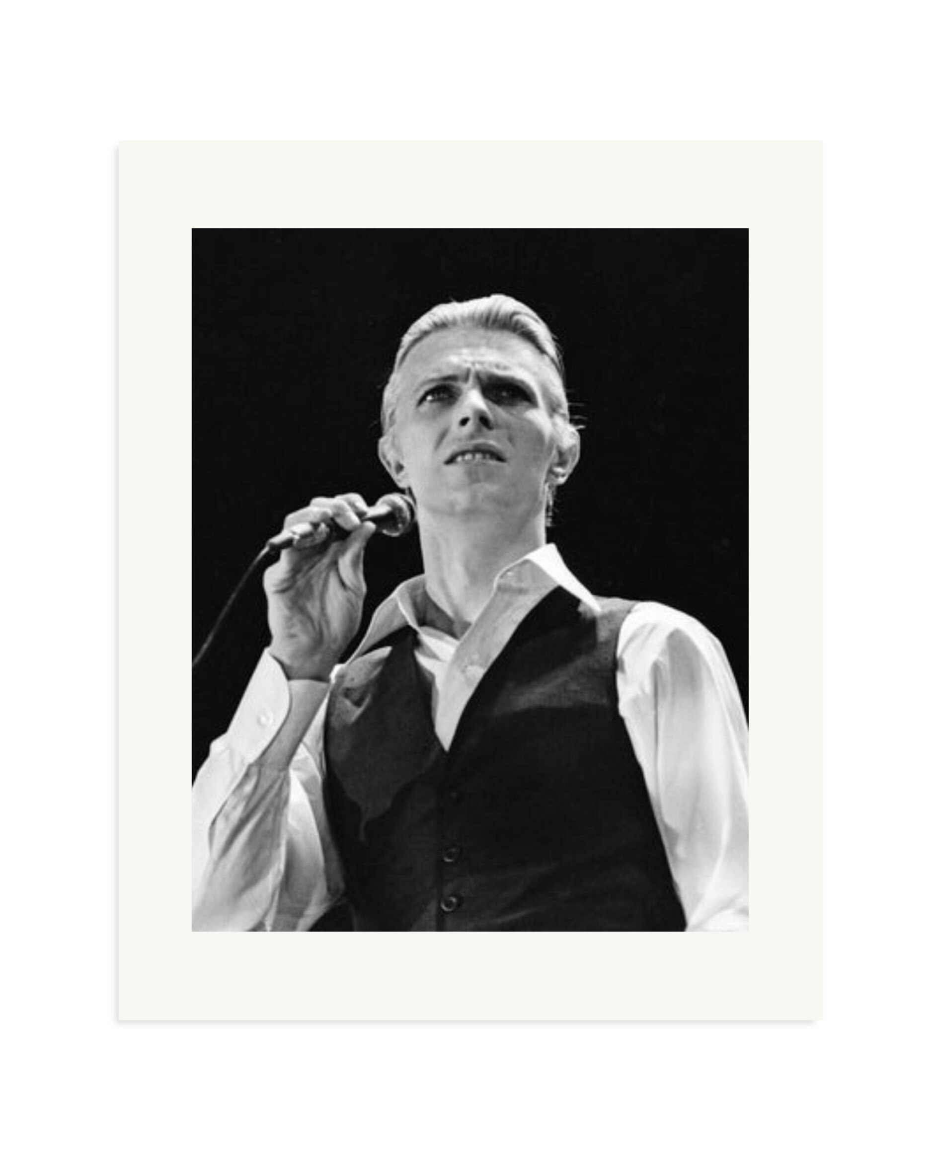 Thin White Duke, 1976 Print Only / XL
