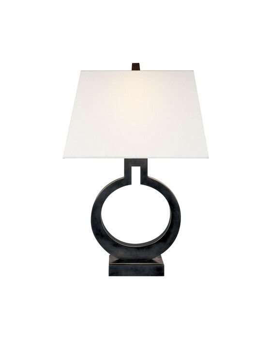 Ring Form bordlampe bronze