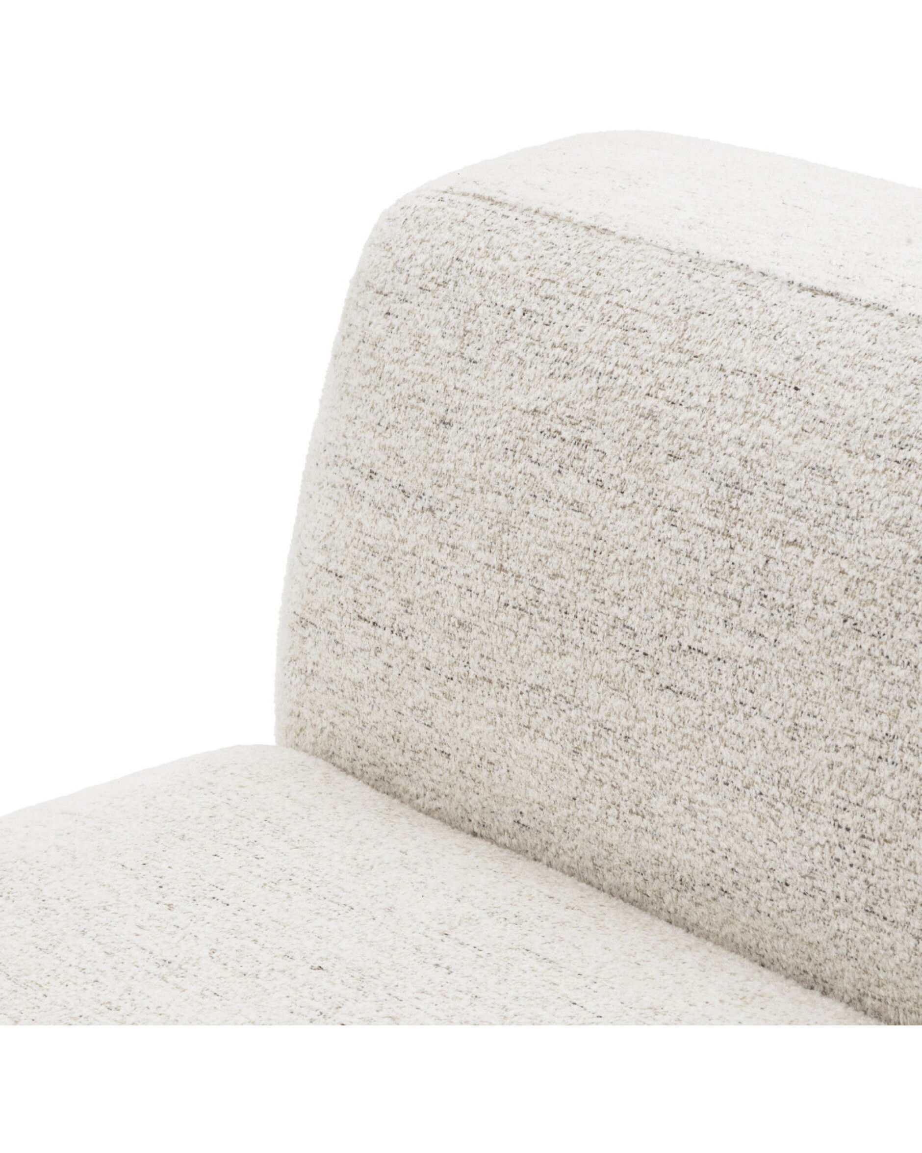 Bastion Sofa Seashell Off-White/Charcoal Veneer