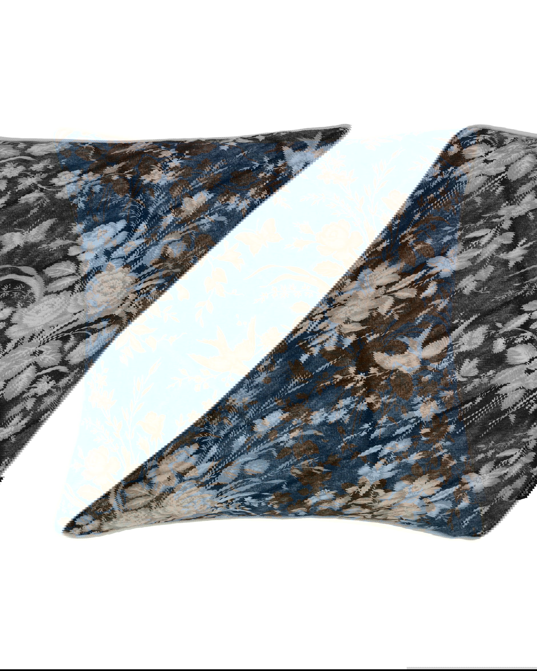 Eliza Floral kuddfodral vintage blue