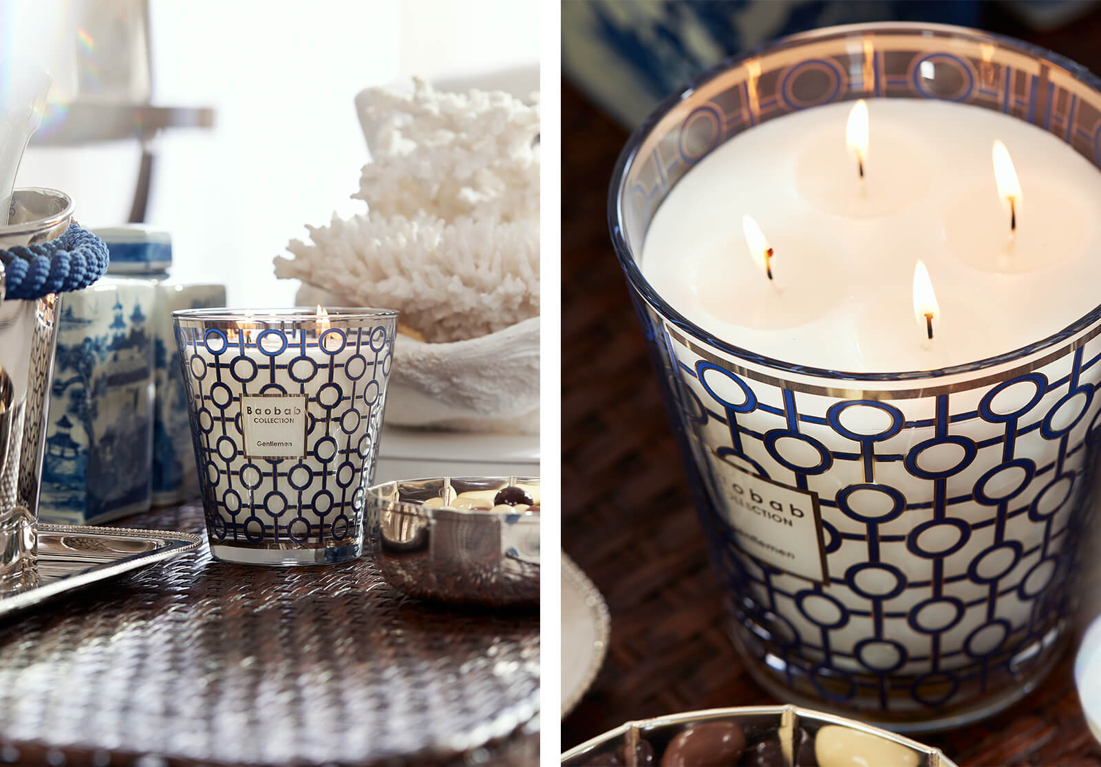 Blue & White Interior
