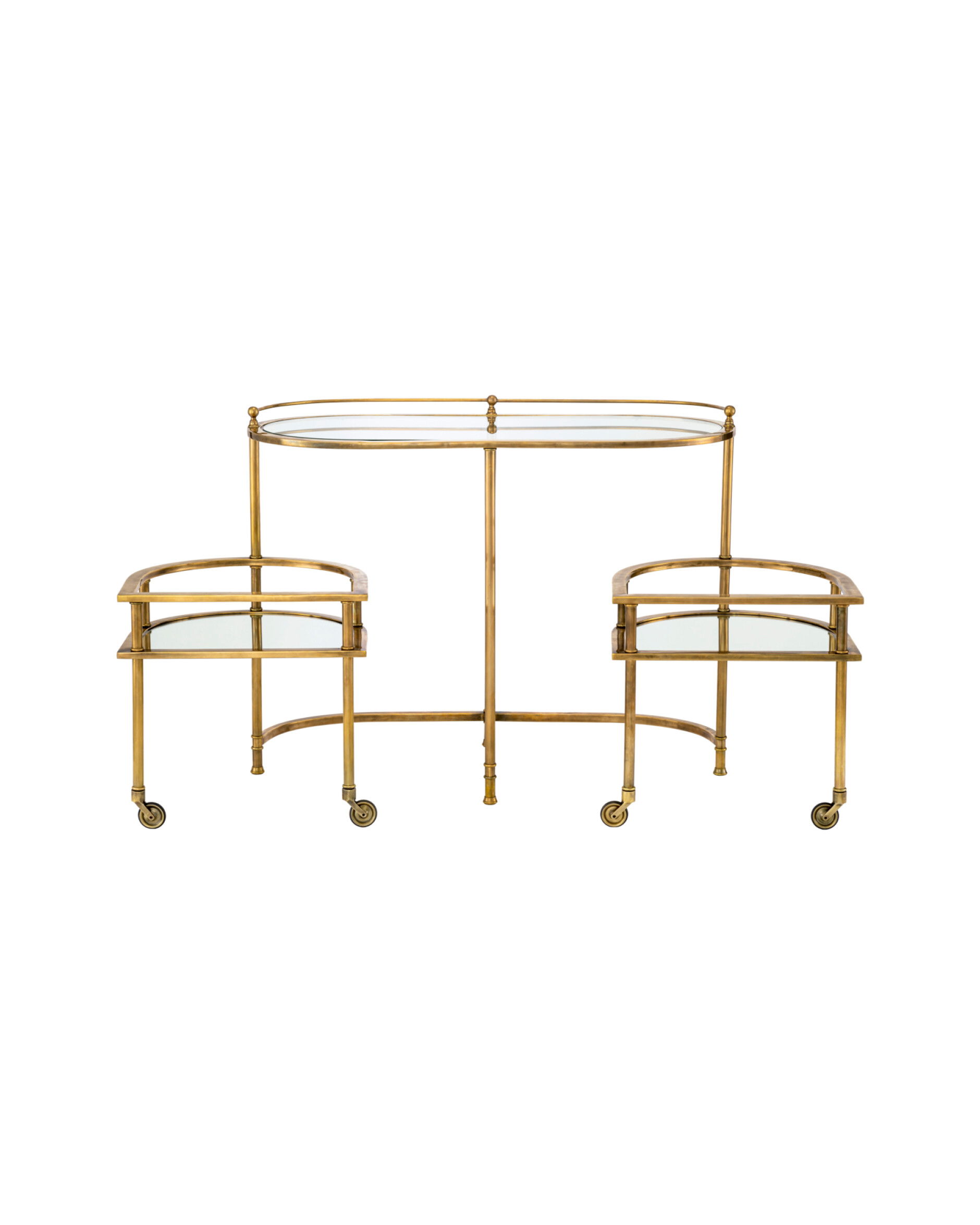 Lavalle drinkvagn antik mässing