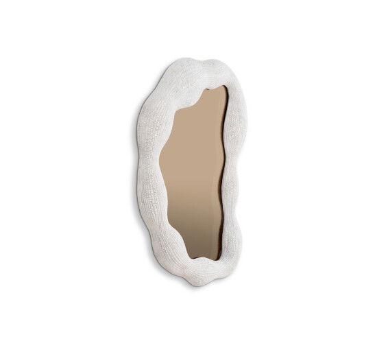 Genta spegel vit