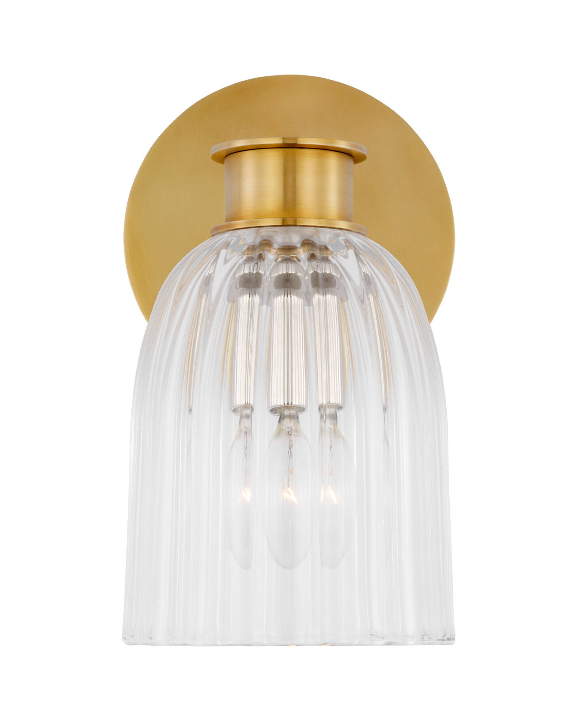 Asalea vägglampa antik mässing