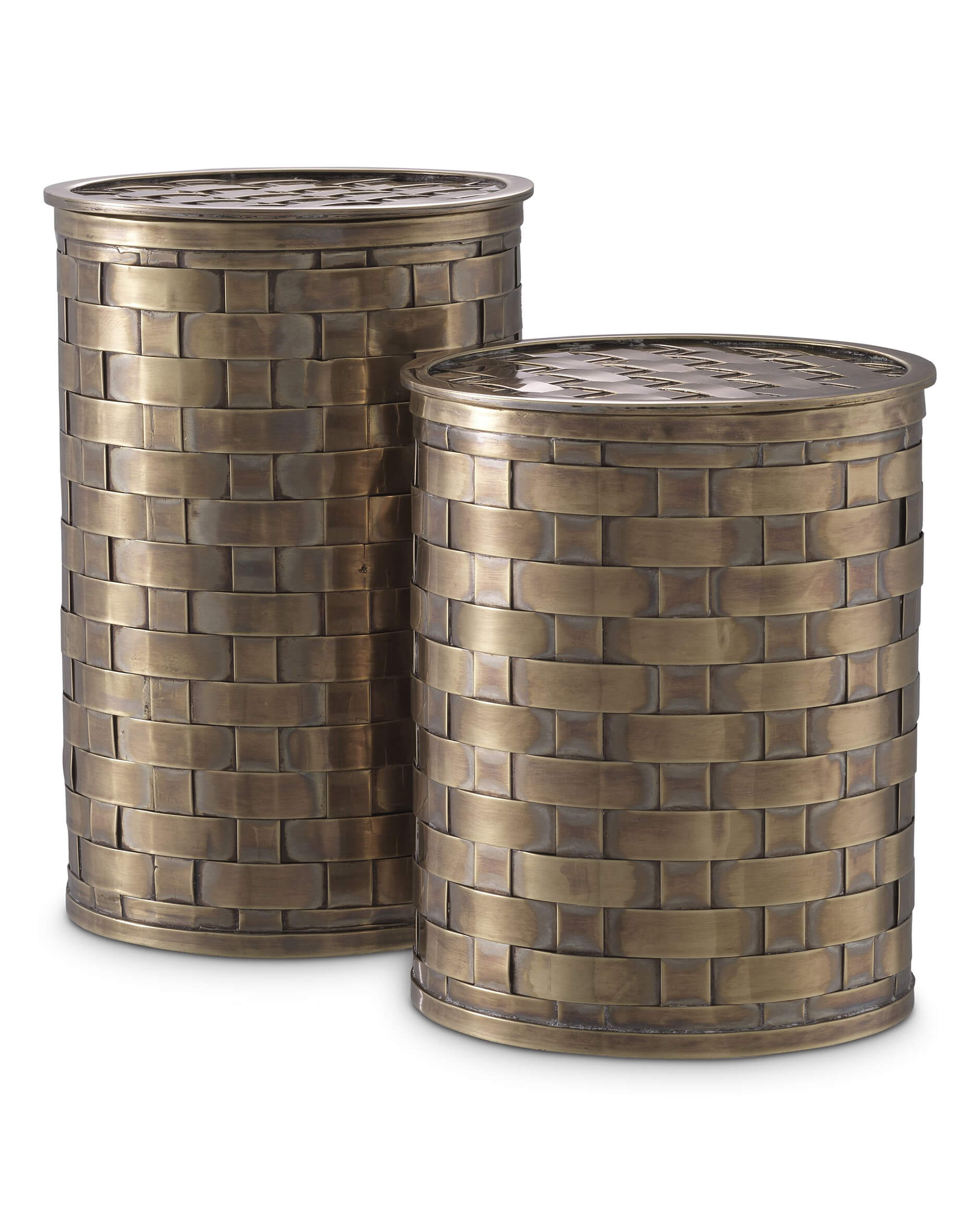 Lausanne askar mässing 2-set