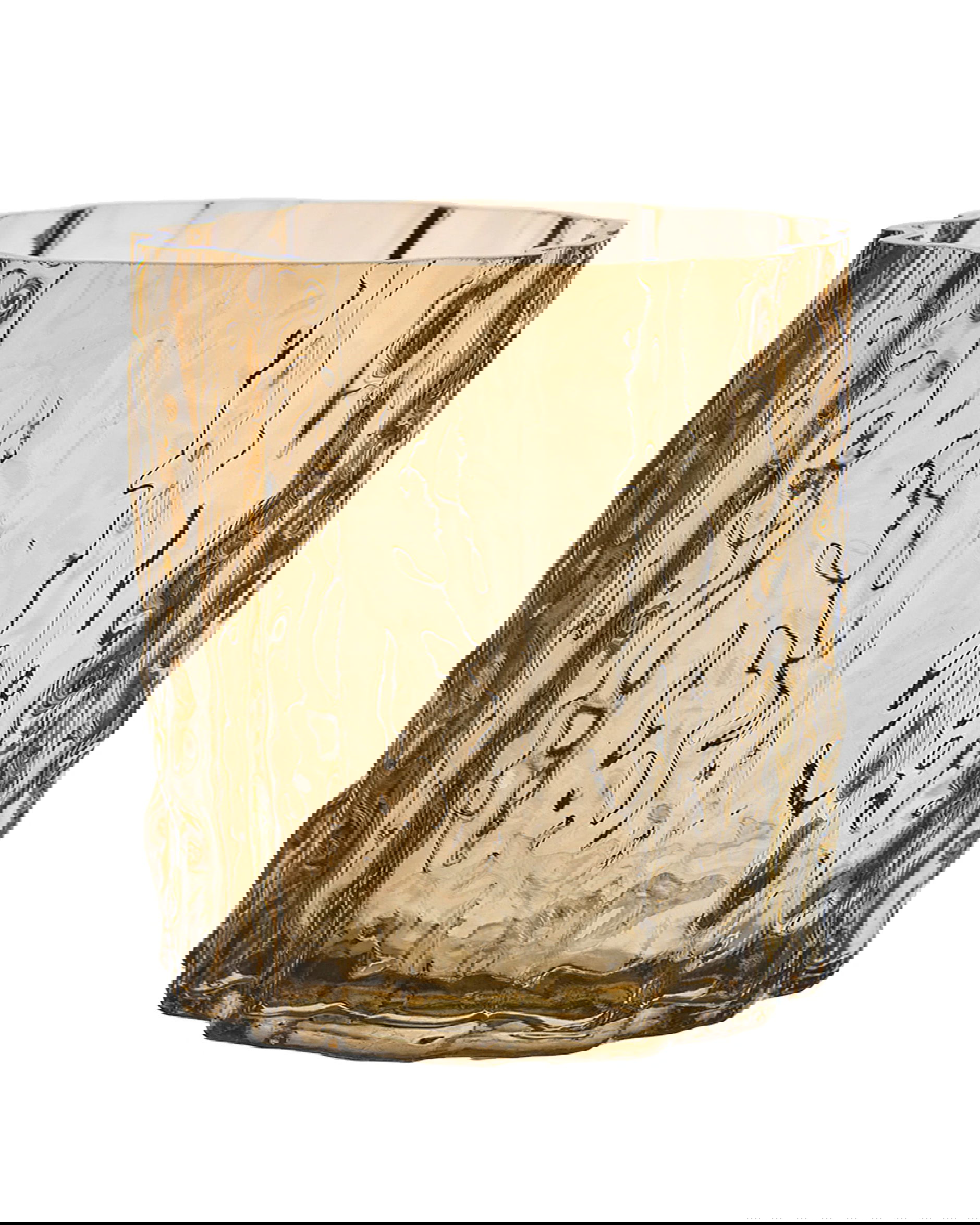 Vivienne candle holder amber