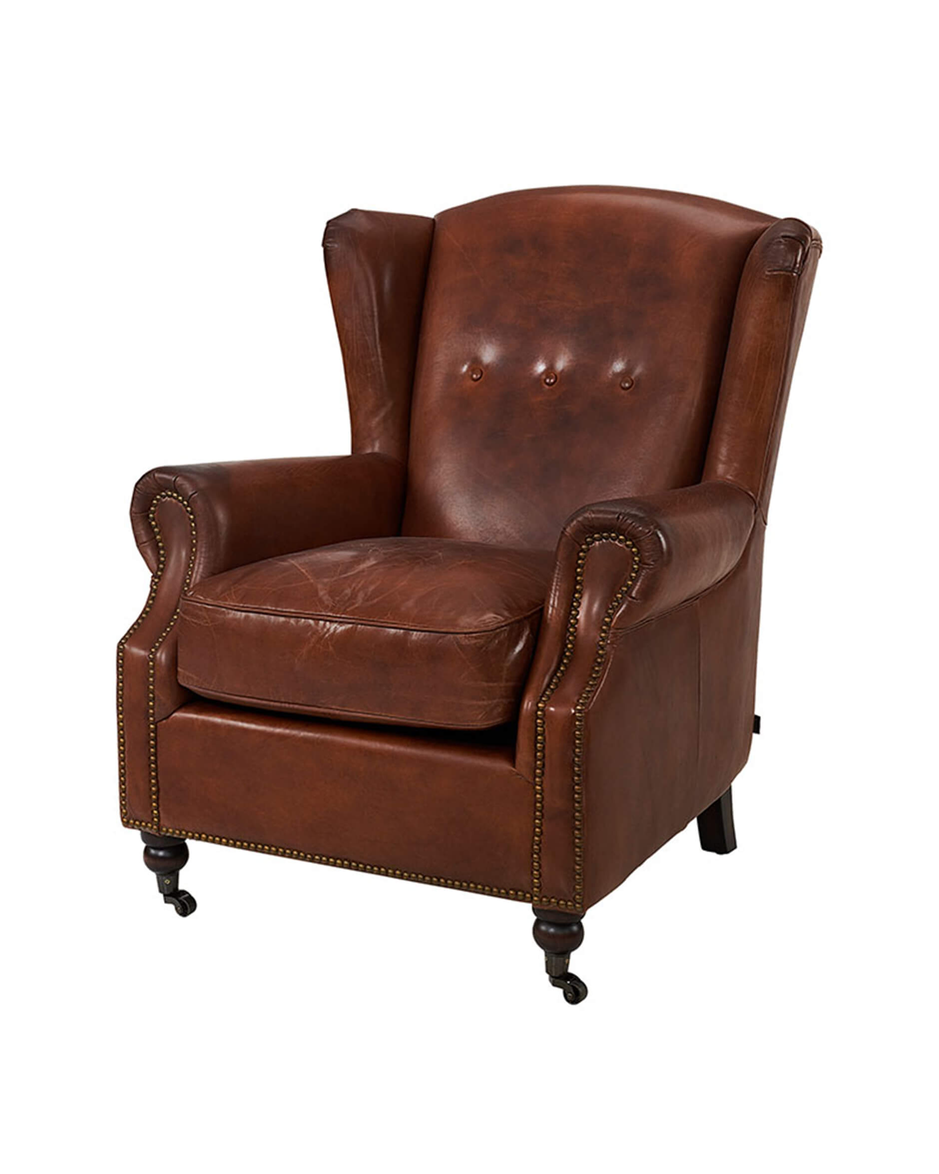 Goslar fåtölj vintage brandy