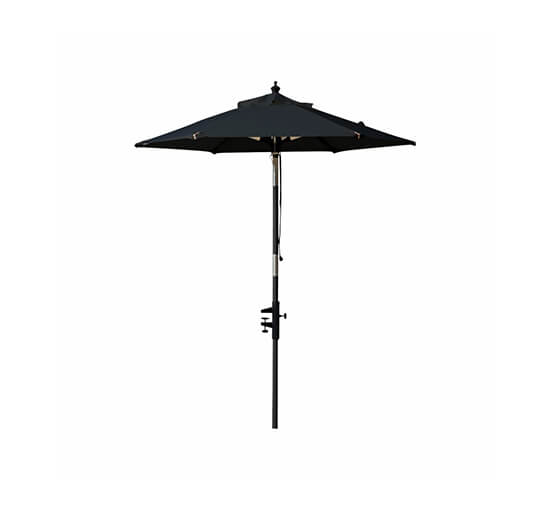 Nero Balcony Parasol Black