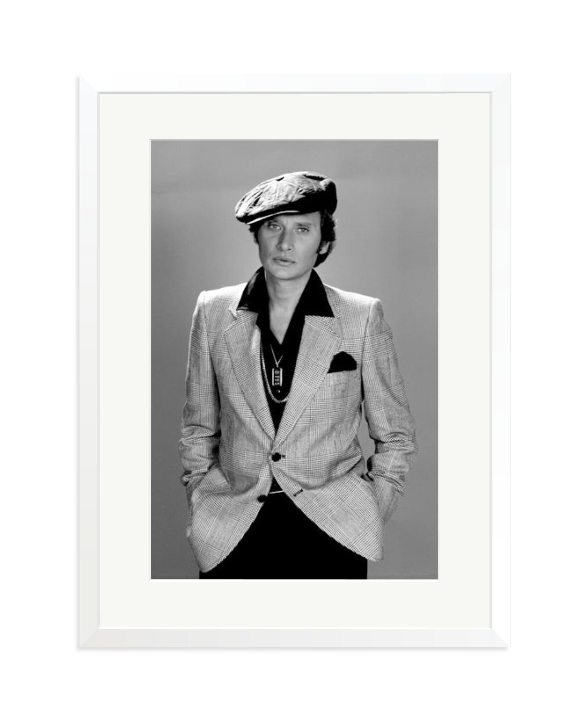 Johnny Hallyday, 1976 White / XL