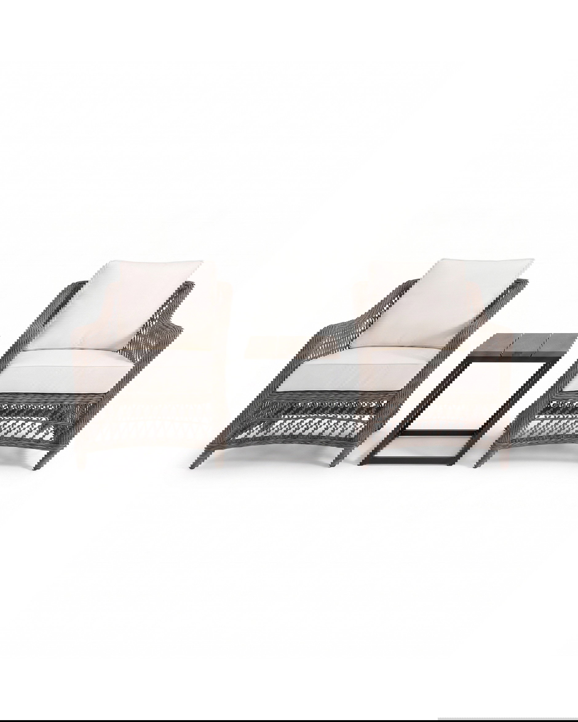 Marbella fåtölj med Anson sidobord