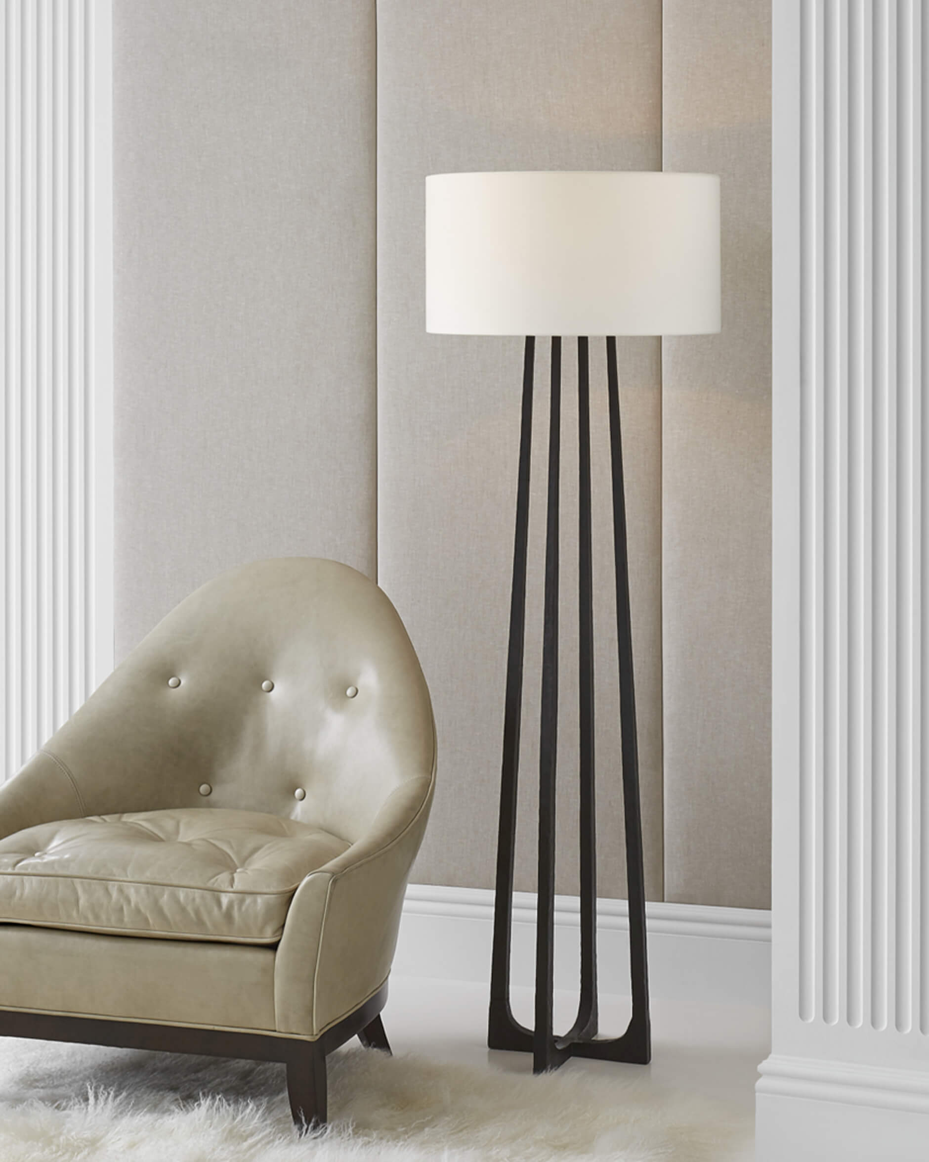 Scala golvlampa svart