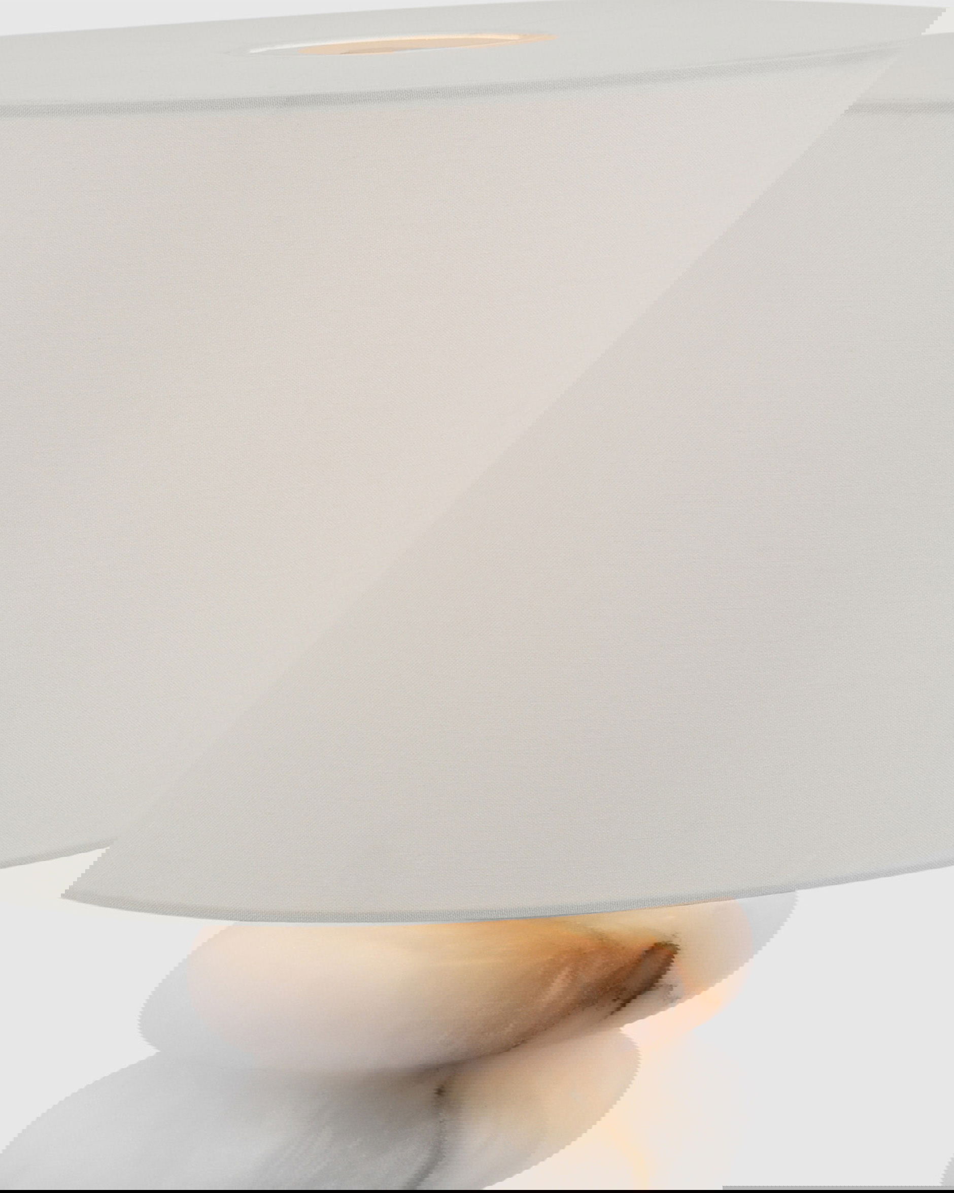 Onda bordslampa alabaster