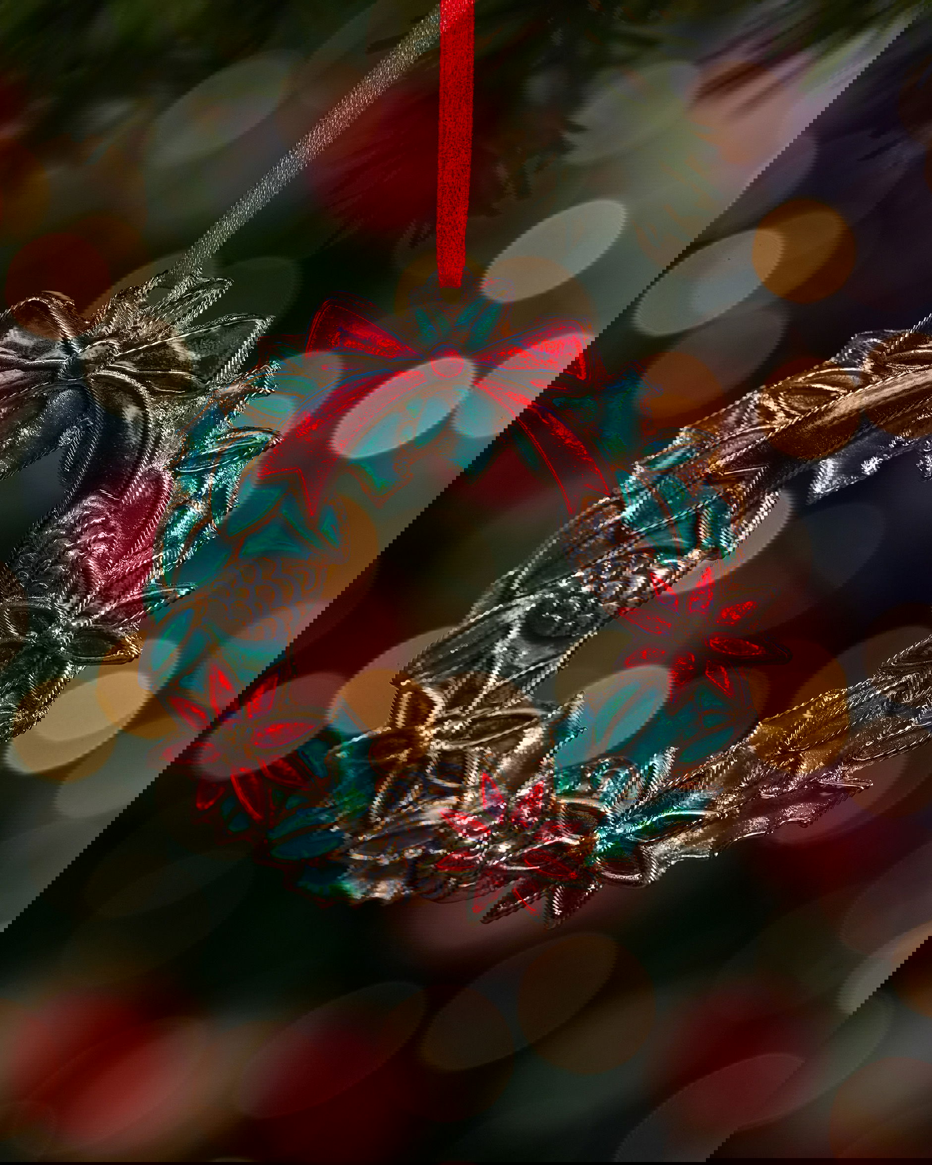 Estelle krans julgransdekoration grön