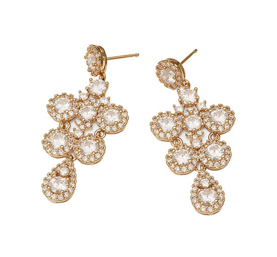 null - Miss Ophelia Earrings Crystal