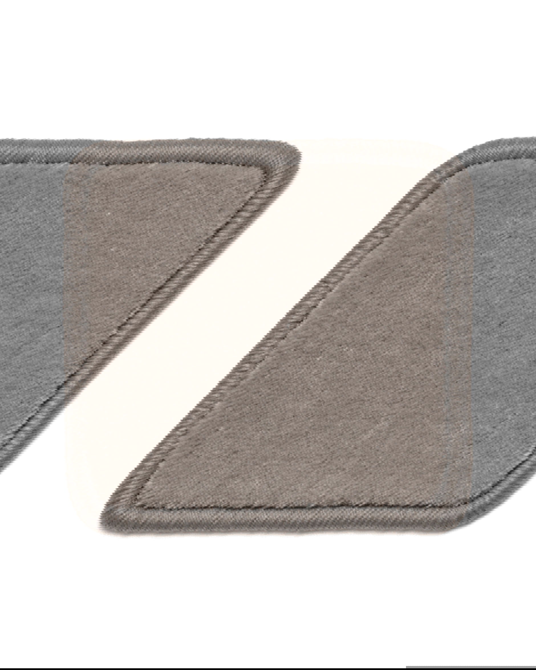 Lobby rug with edging grey