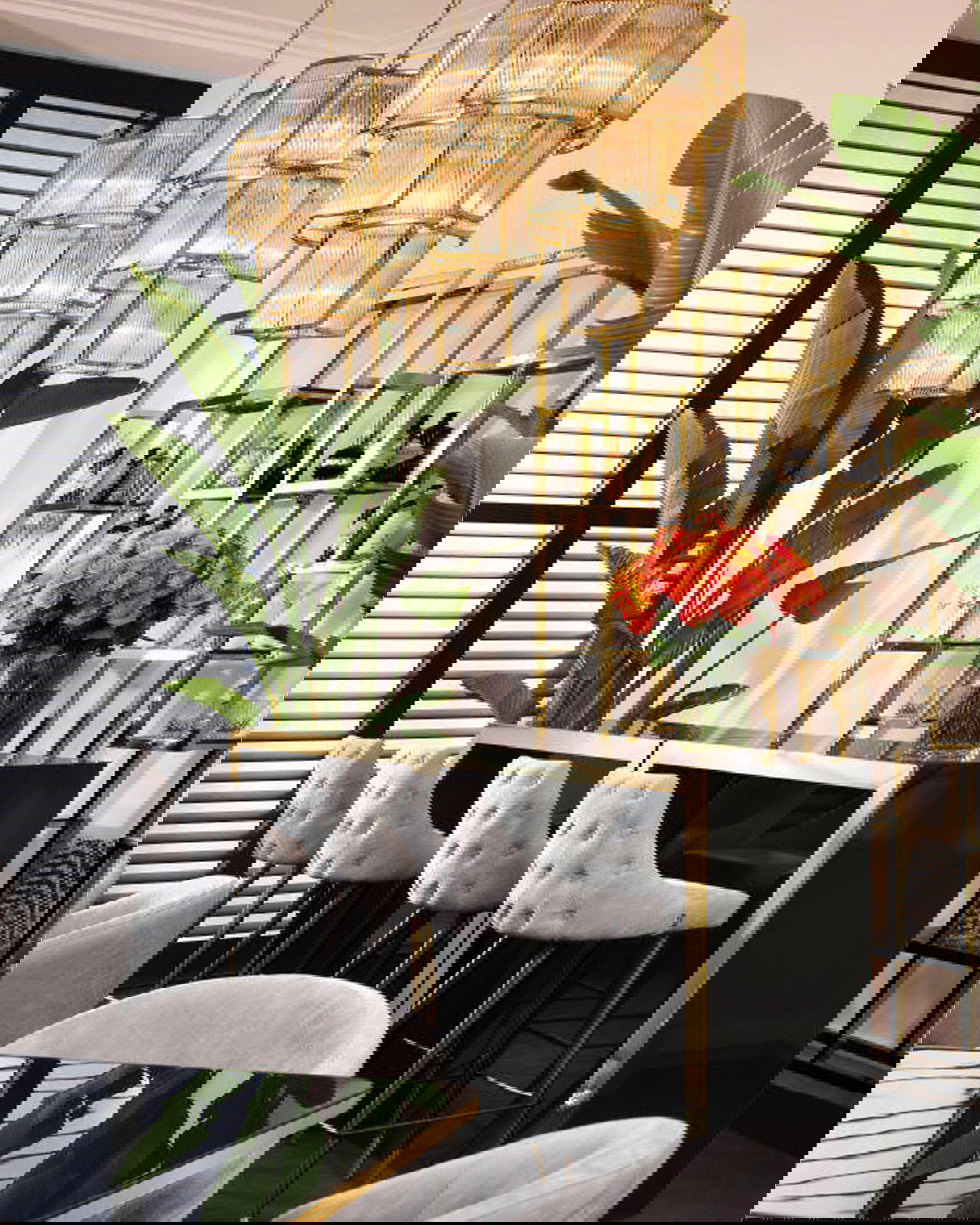 Jet Set Deckenleuchte Gold