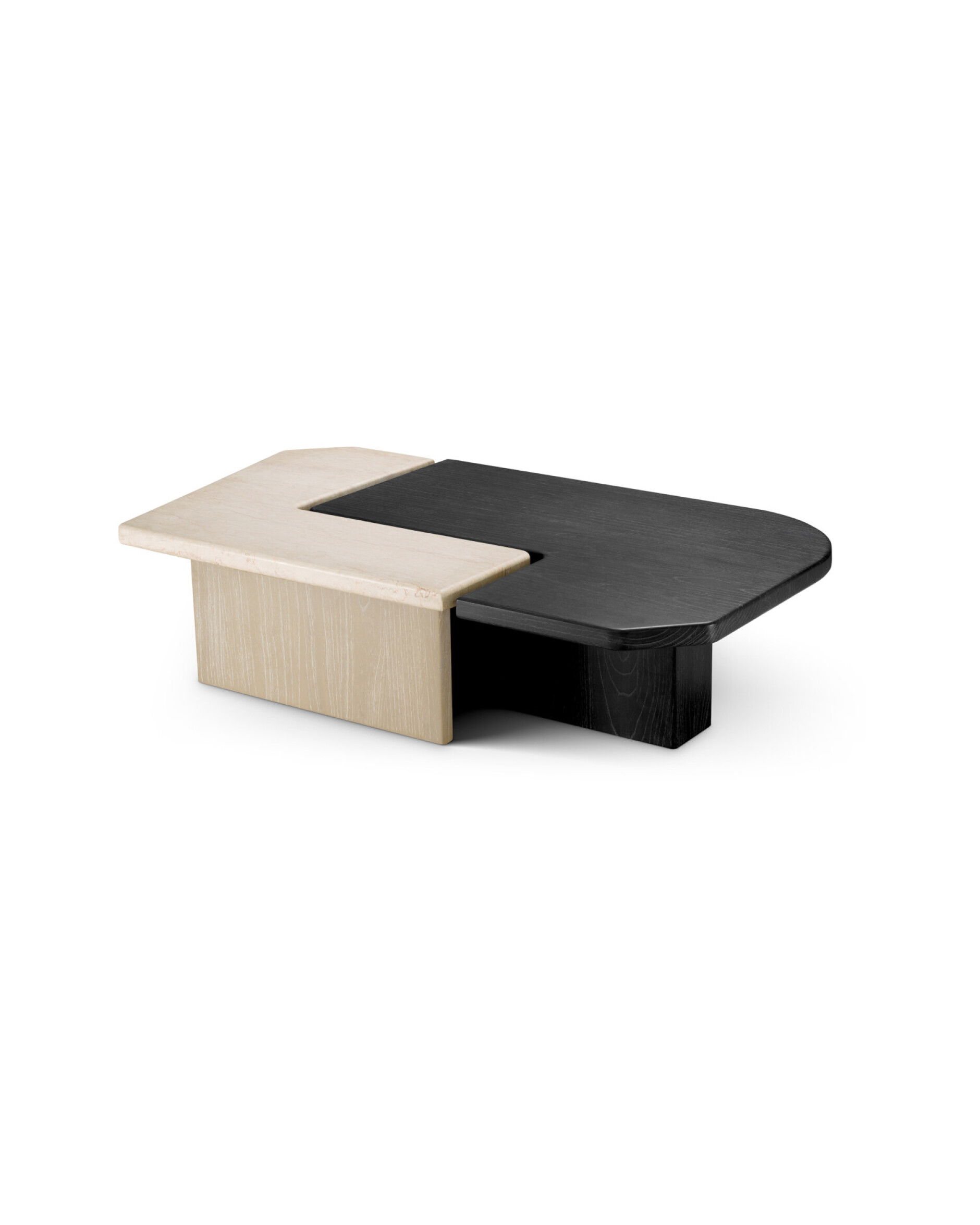 Yardham salontafel travertin set van 2