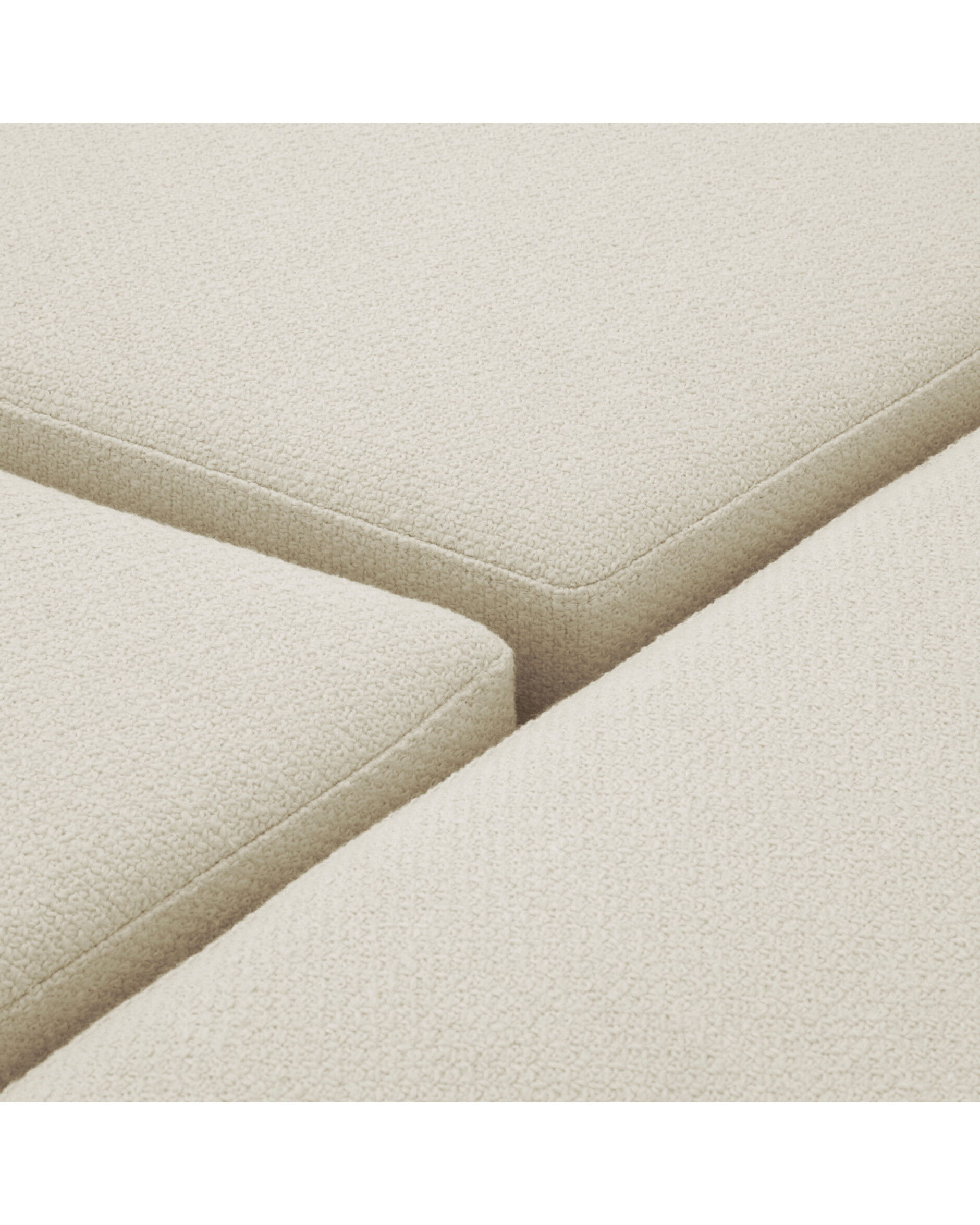 Filbert fotpall rêve cream 3-set