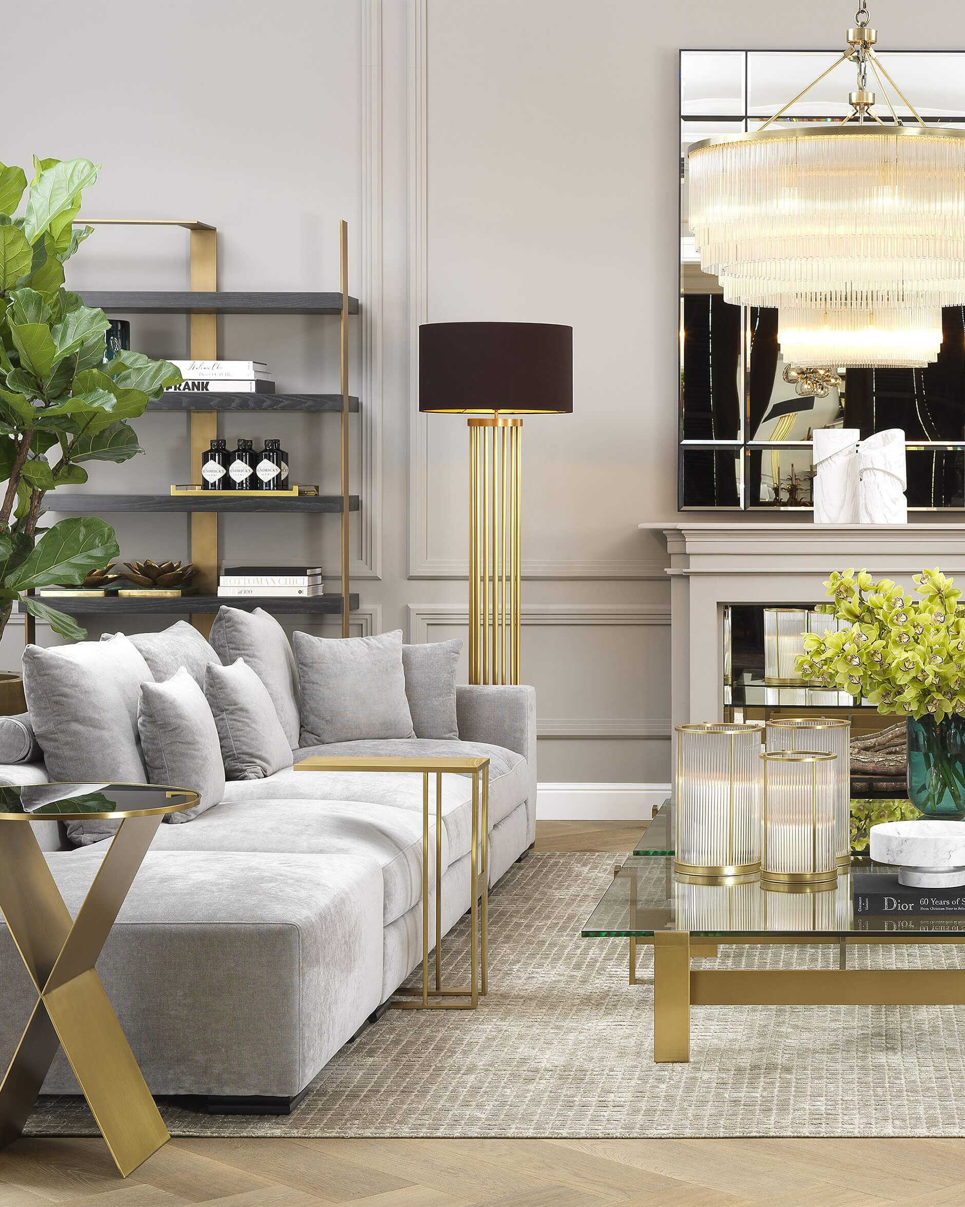 Pierre sidobord guld